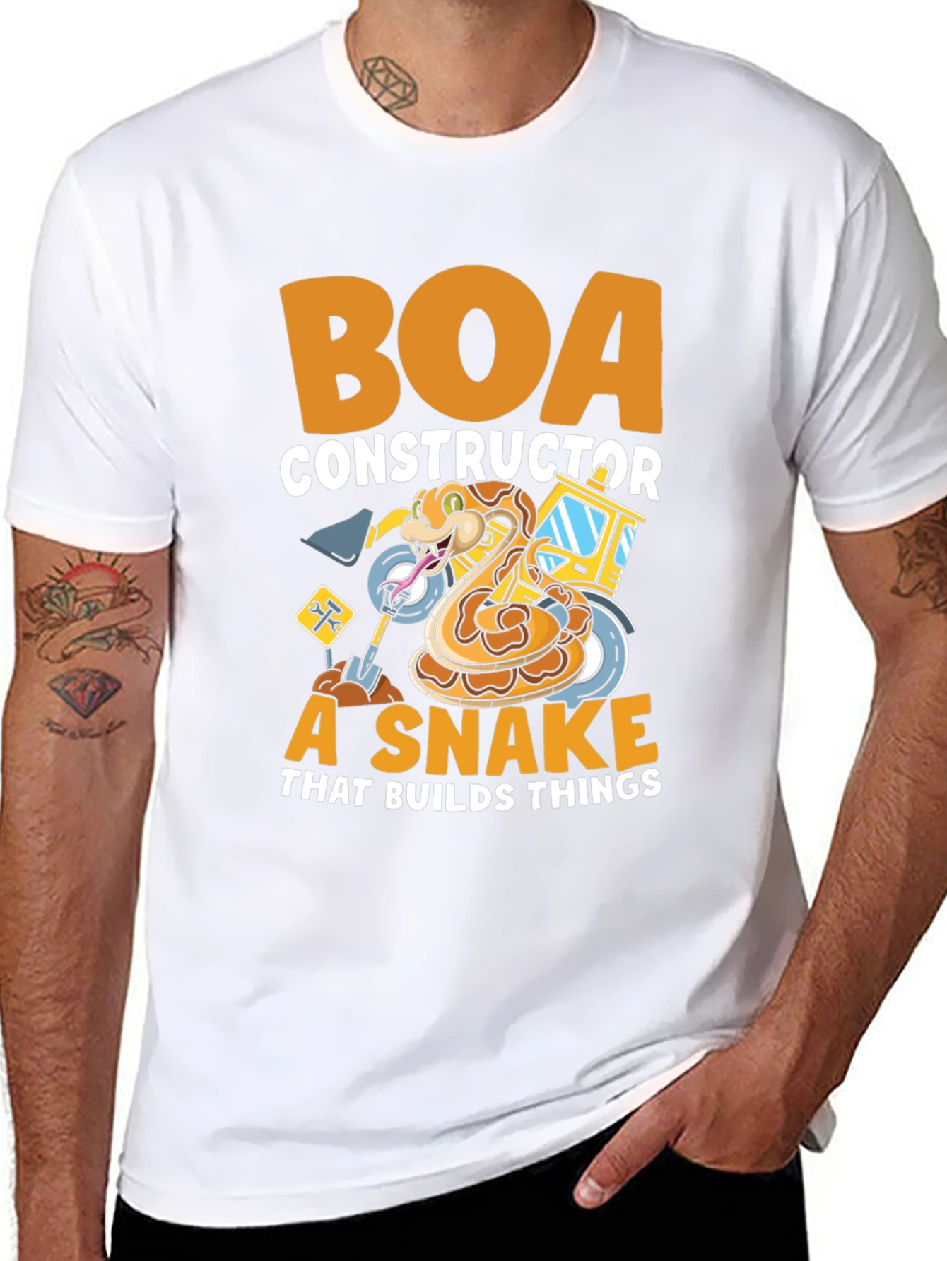 Boa Constructor T-Shirt: Snake That Builds