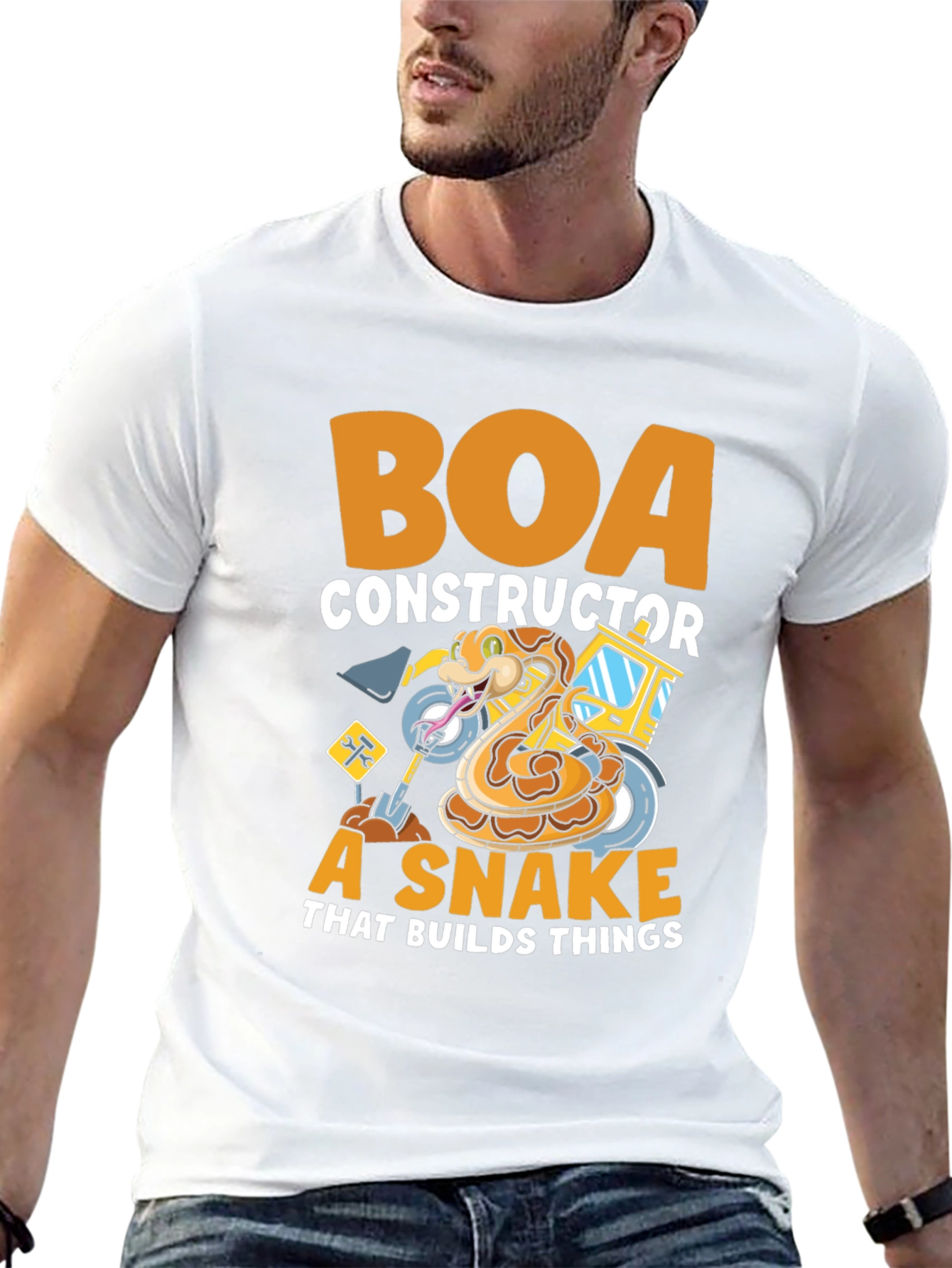 Boa Constructor T-Shirt: Snake That Builds