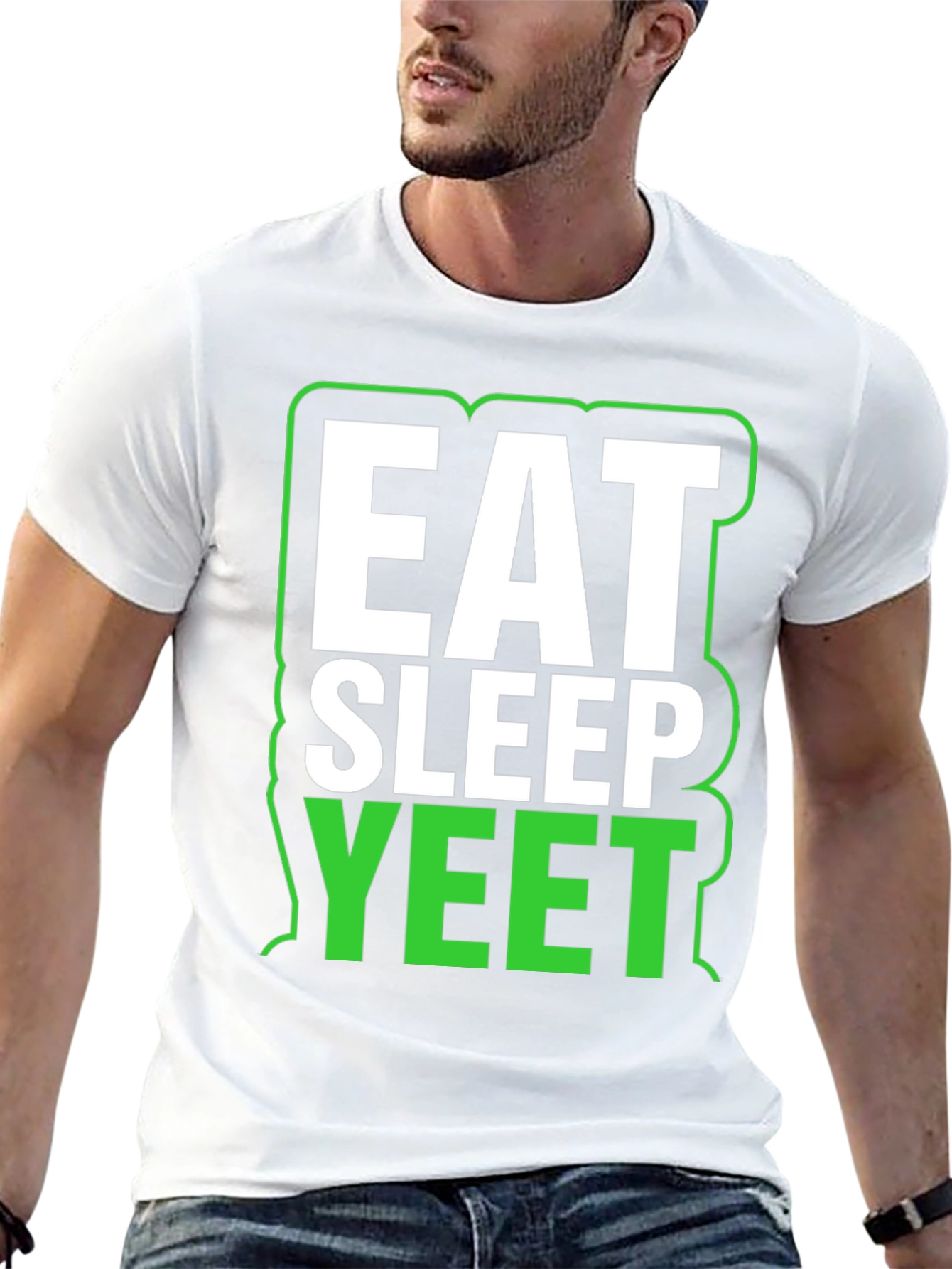 Eat Sleep Yeet T-Shirt Funny Gamer Tee