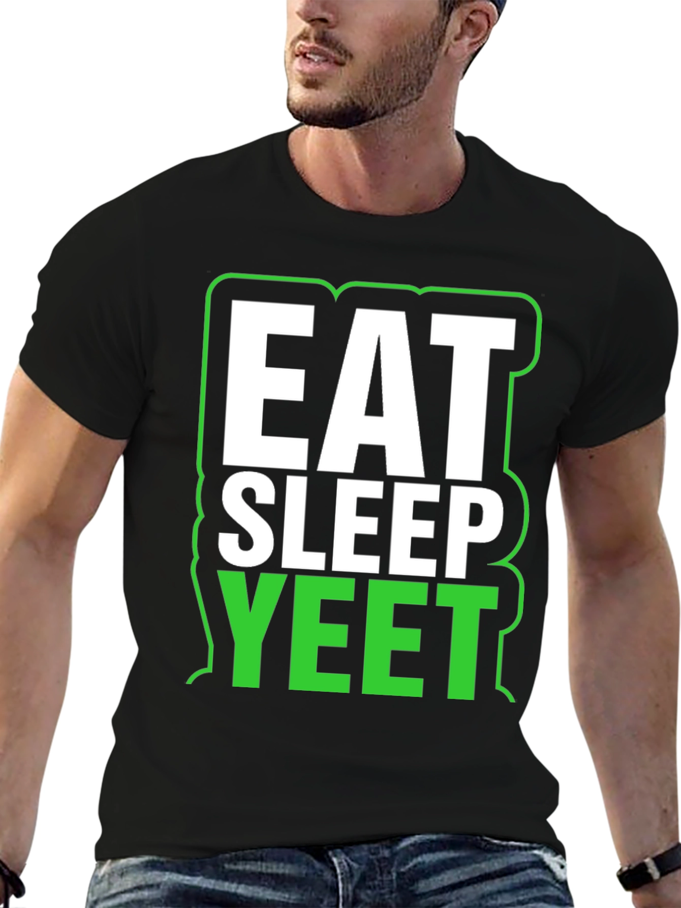 Eat Sleep Yeet T-Shirt Funny Gamer Tee