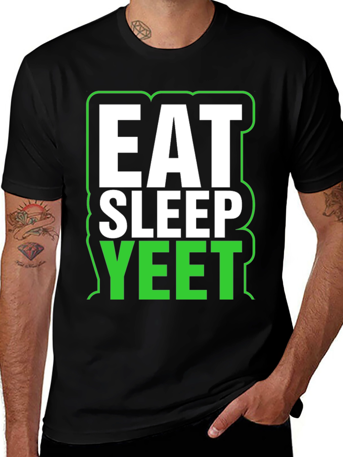 Eat Sleep Yeet T-Shirt Funny Gamer Tee