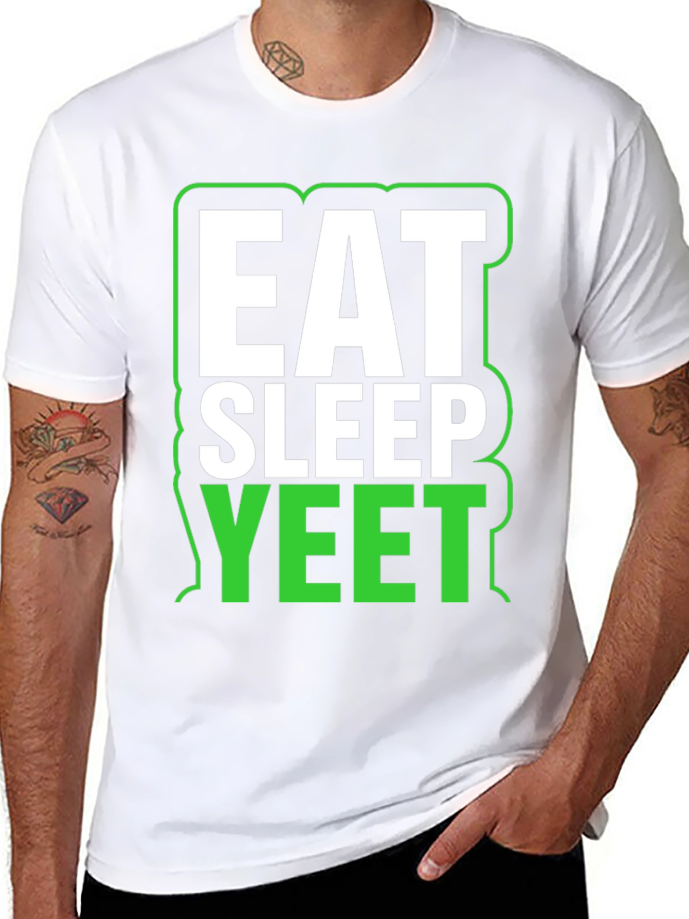 Eat Sleep Yeet T-Shirt Funny Gamer Tee