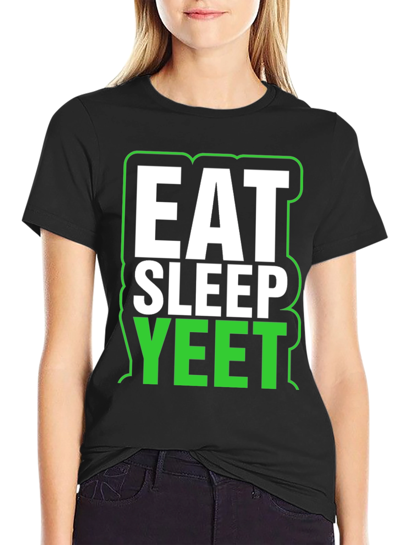 Eat Sleep Yeet T-Shirt Funny Gamer Tee