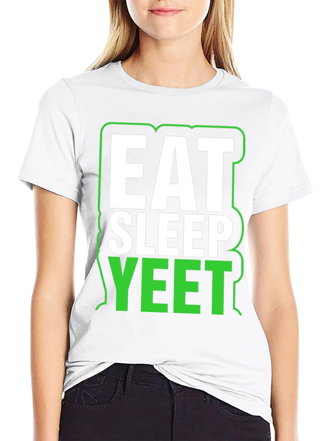 Eat Sleep Yeet T-Shirt Funny Gamer Tee