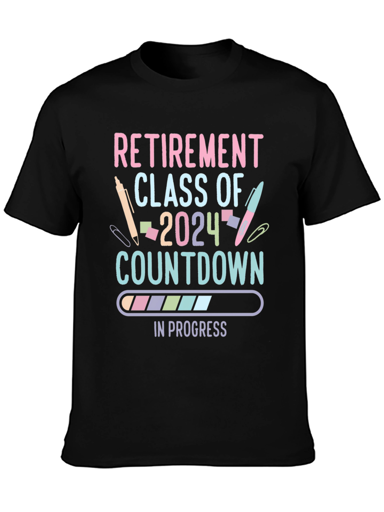 Retirement Class of 2024 Countdown T-Shirt
