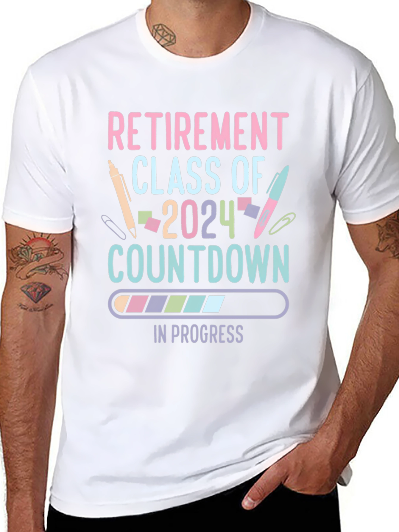 Retirement Class of 2024 Countdown T-Shirt