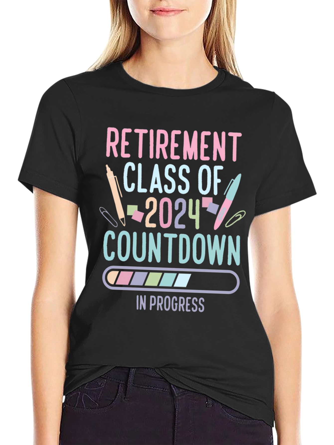 Retirement Class of 2024 Countdown T-Shirt