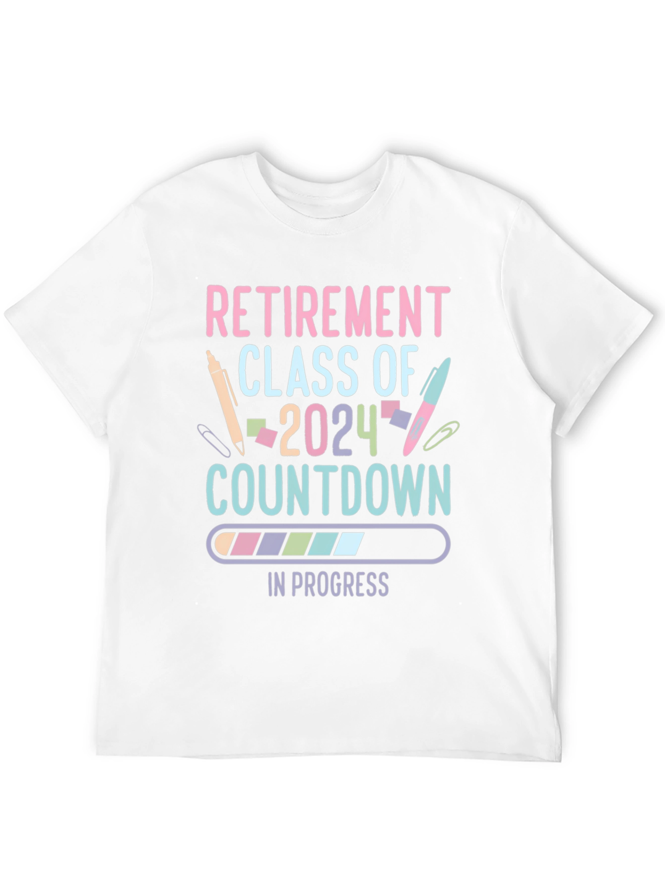 Retirement Class of 2024 Countdown T-Shirt