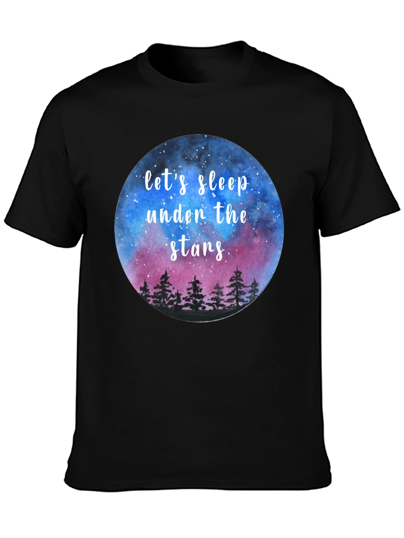 Lets Sleep Under the Stars Graphic T-Shirt