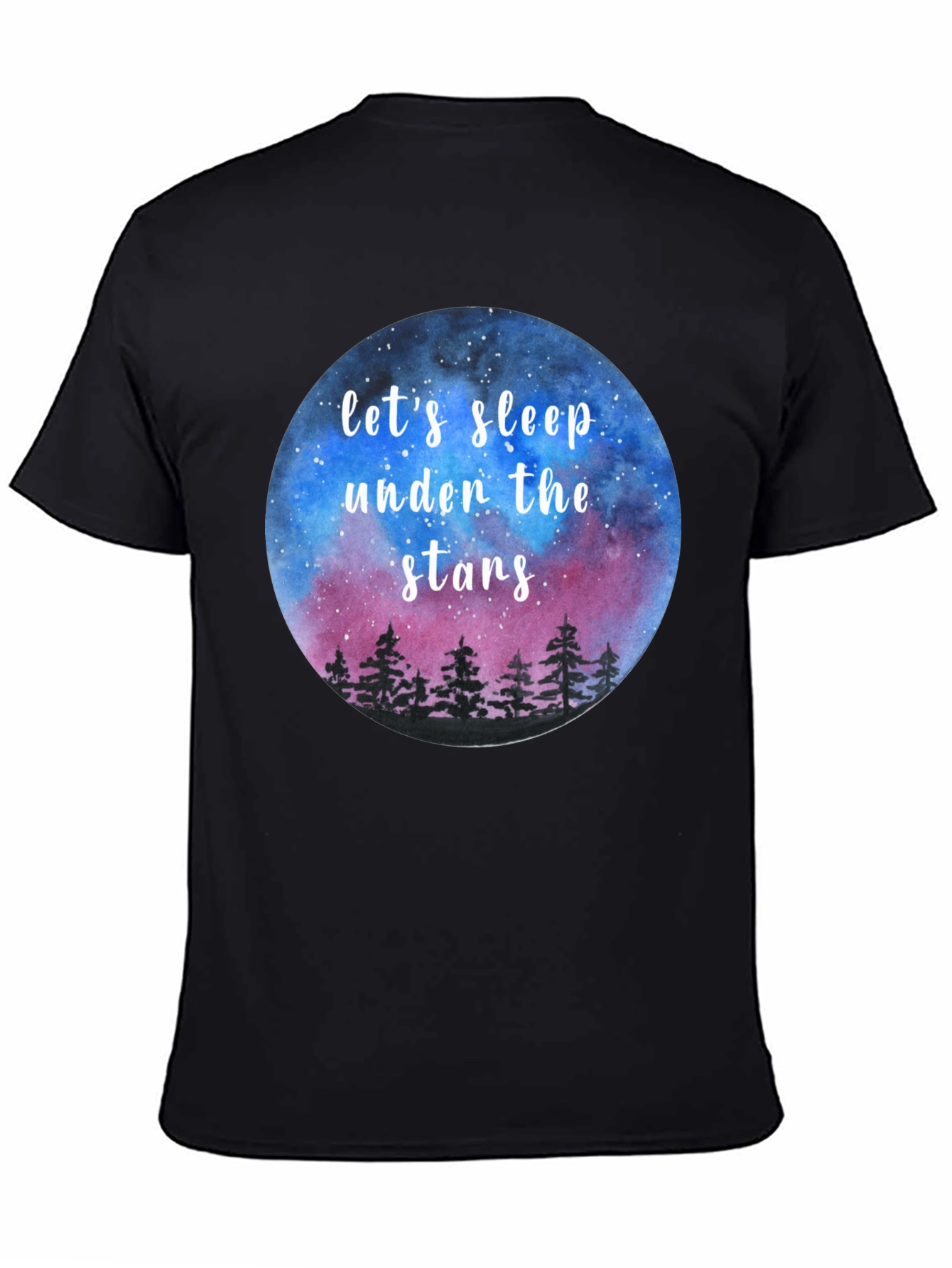 Lets Sleep Under the Stars Graphic T-Shirt