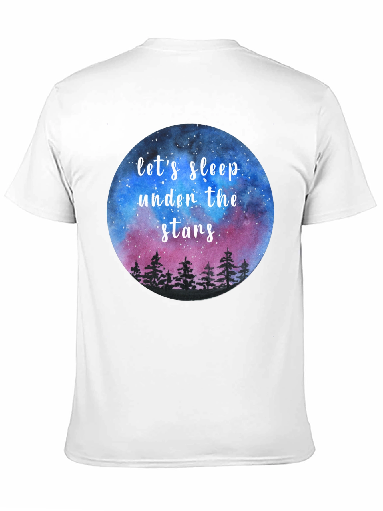 Lets Sleep Under the Stars Graphic T-Shirt