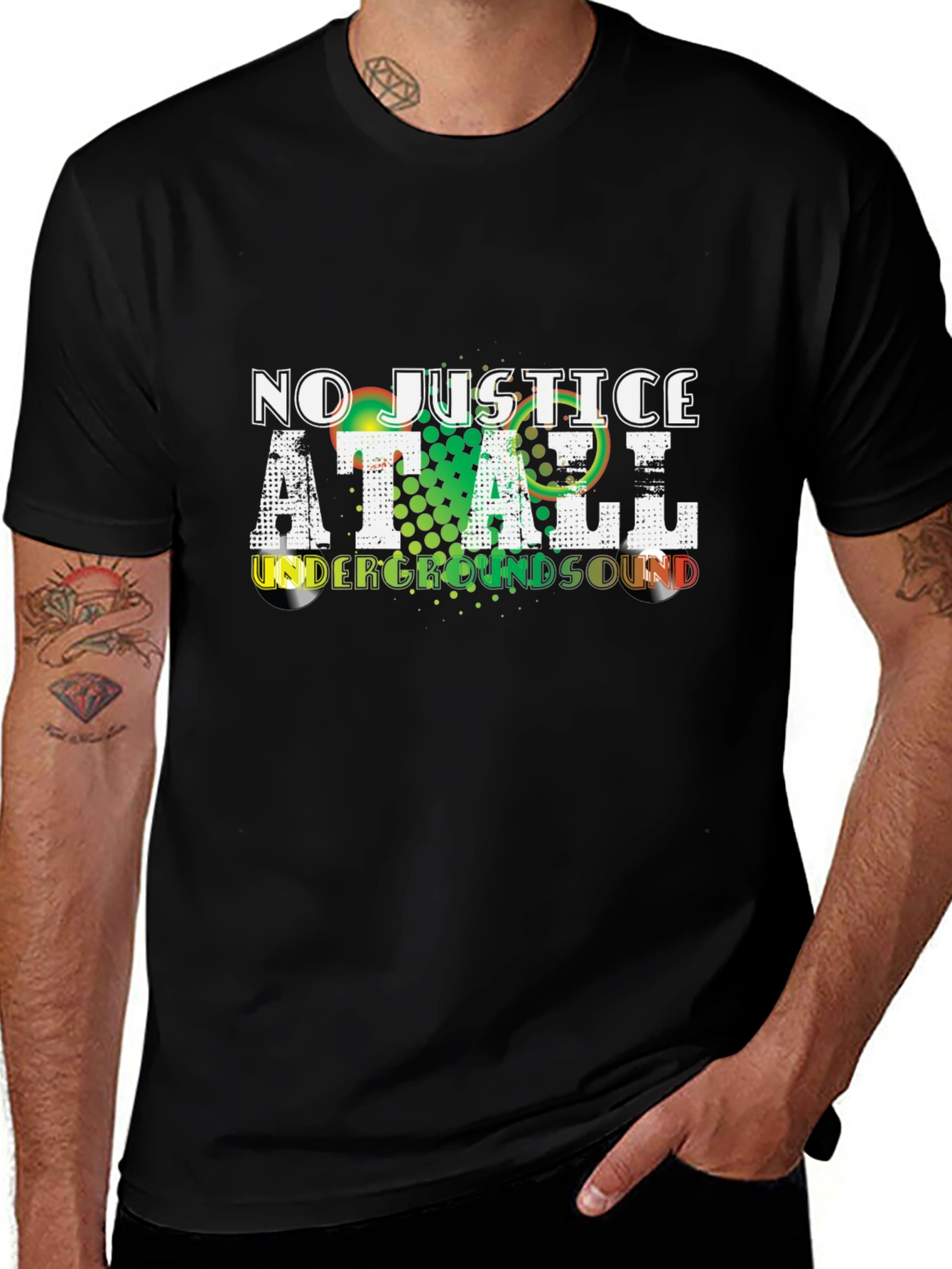 No Justice At All Underground Sound T-Shirt