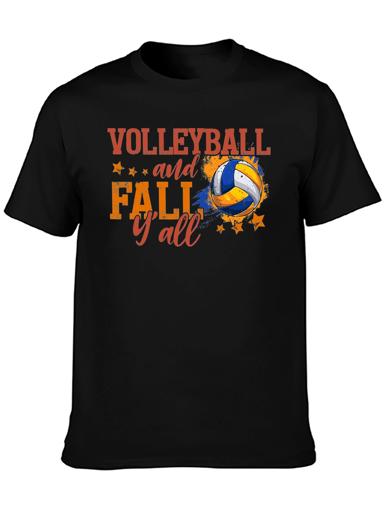 Volleyball and Fall Yall Graphic Tee