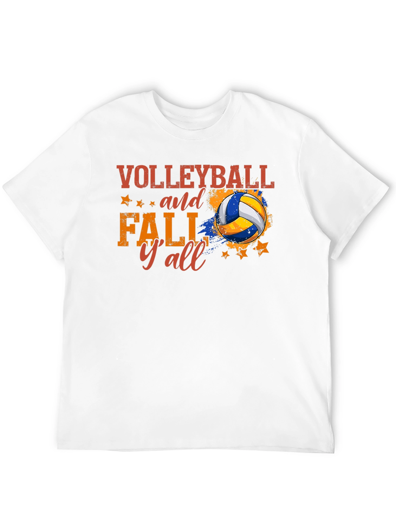Volleyball and Fall Yall Graphic Tee