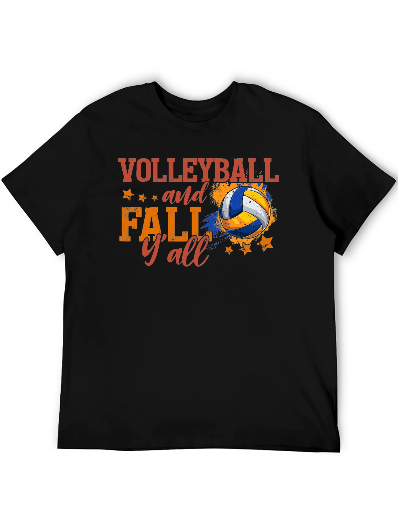 Volleyball and Fall Yall Graphic Tee