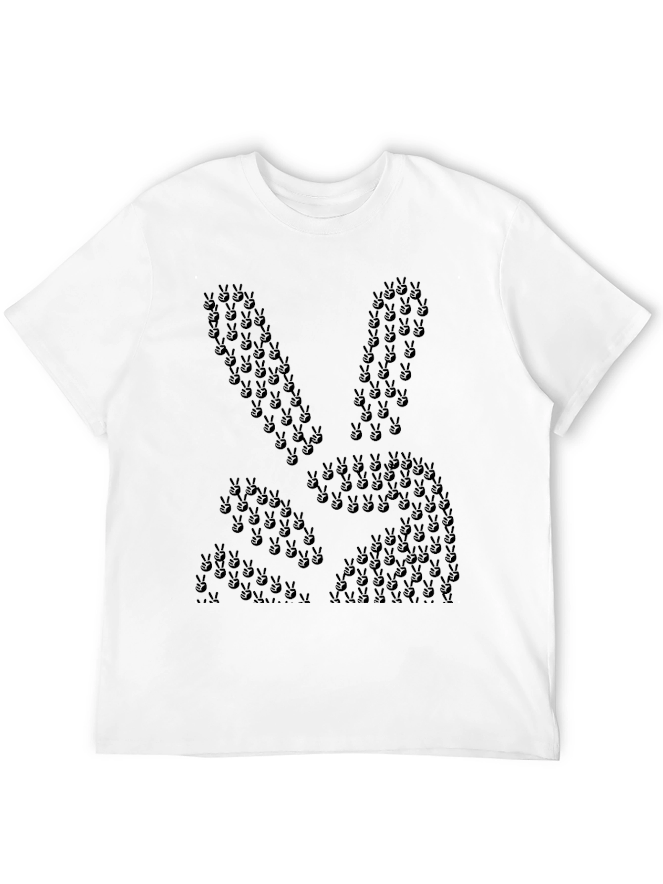 Peace Sign Bunny Graphic Tee
