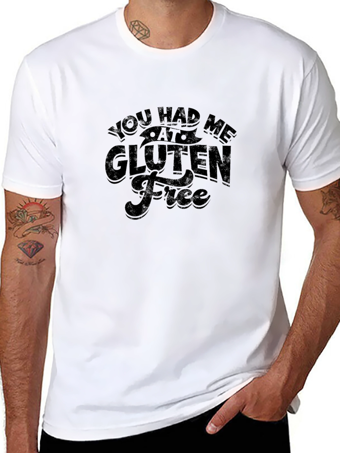 Gluten Free Graphic Tee - Black T-Shirt