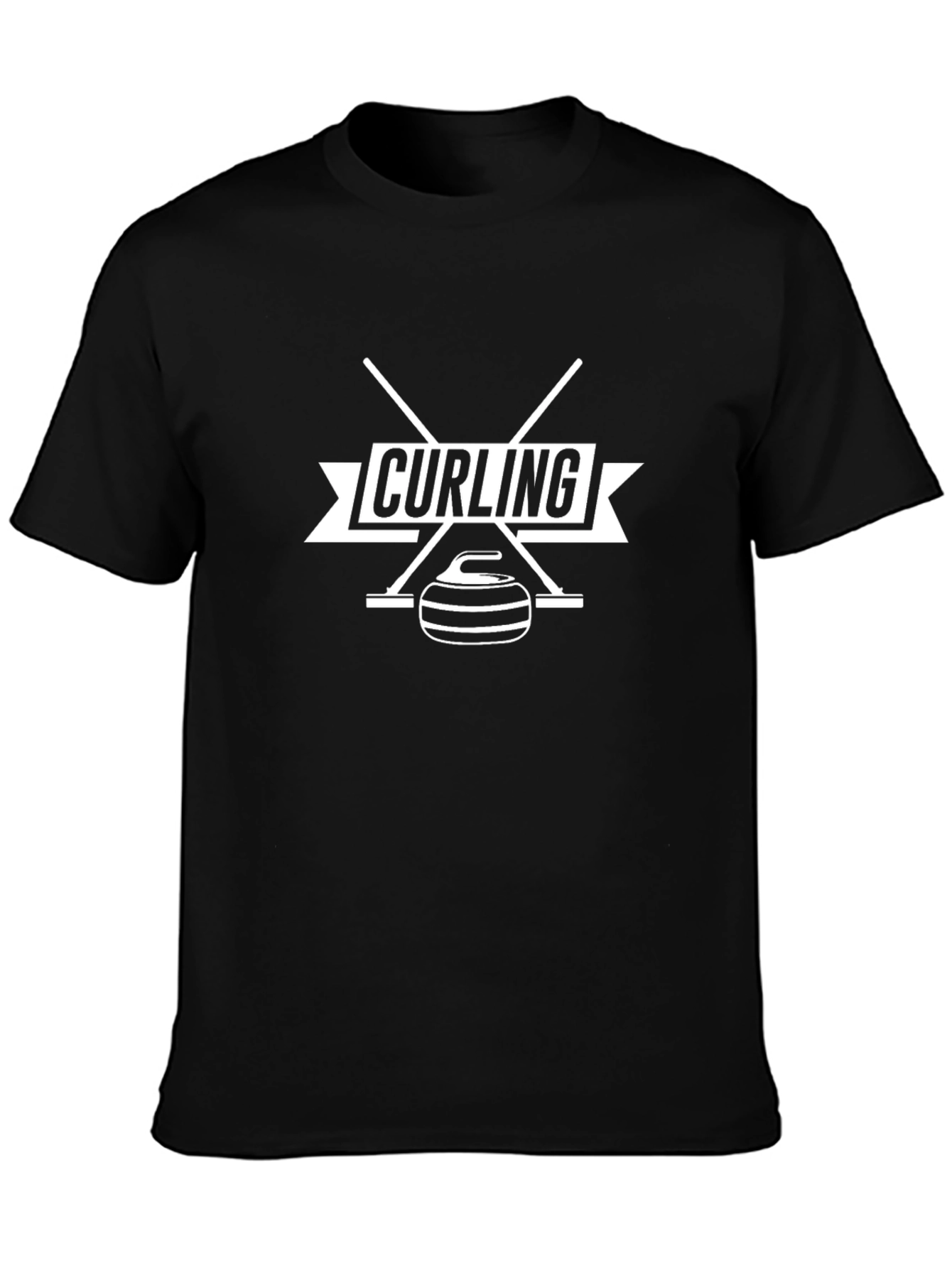 Curling T-Shirt - Sport Graphic Tee