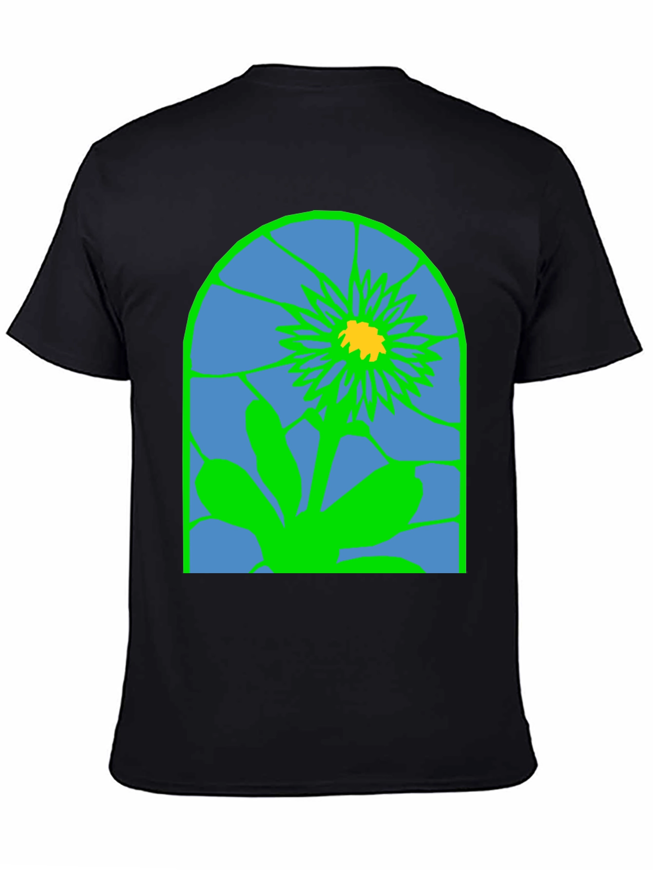 Abstract Floral Graphic Tee - Modern Art Shirt