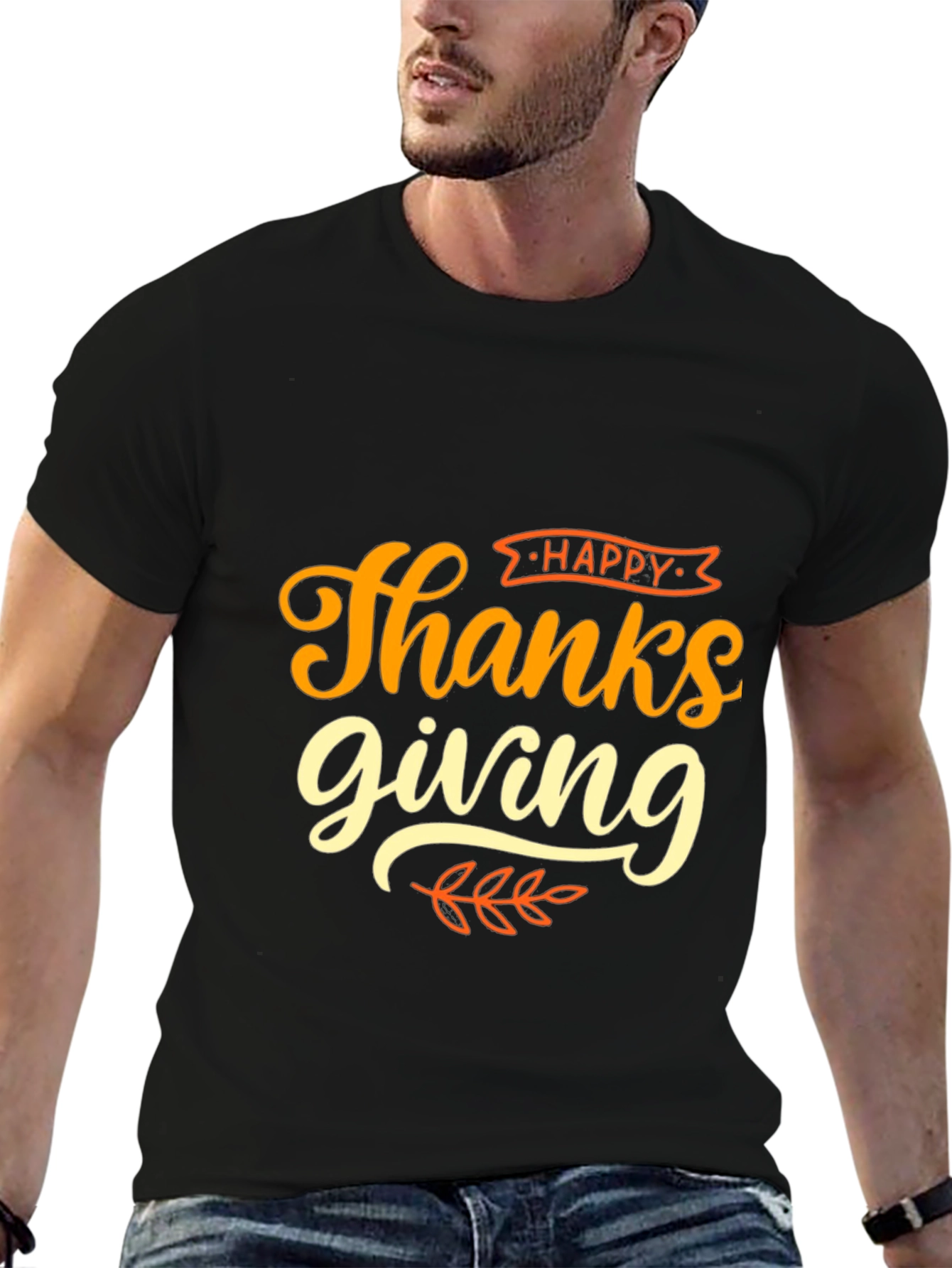 Happy Thanksgiving T-Shirt - Festive Holiday Apparel