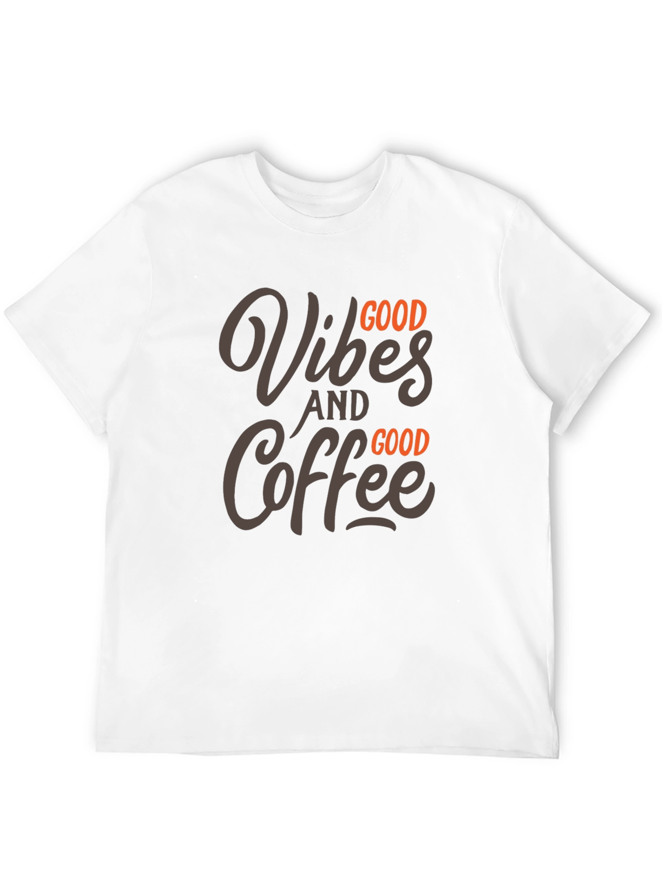 Good Vibes & Coffee Graphic Tee - Black
