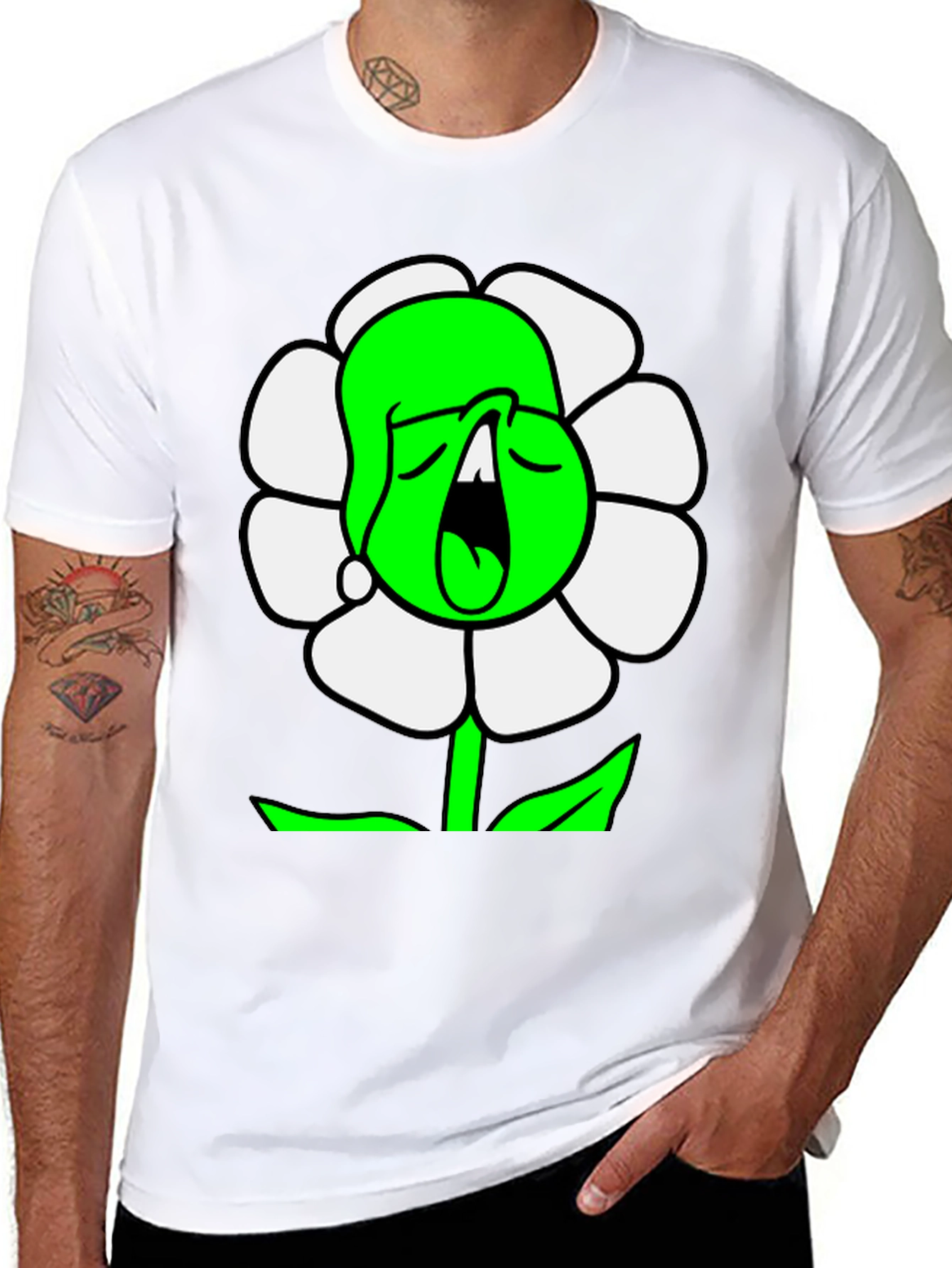 Murakami Inspired Flower T-Shirt