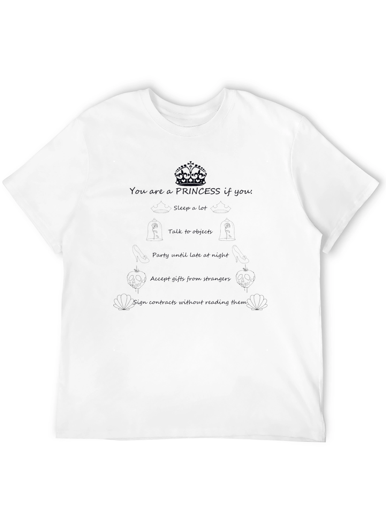 You Are a Princess T-Shirt - Black