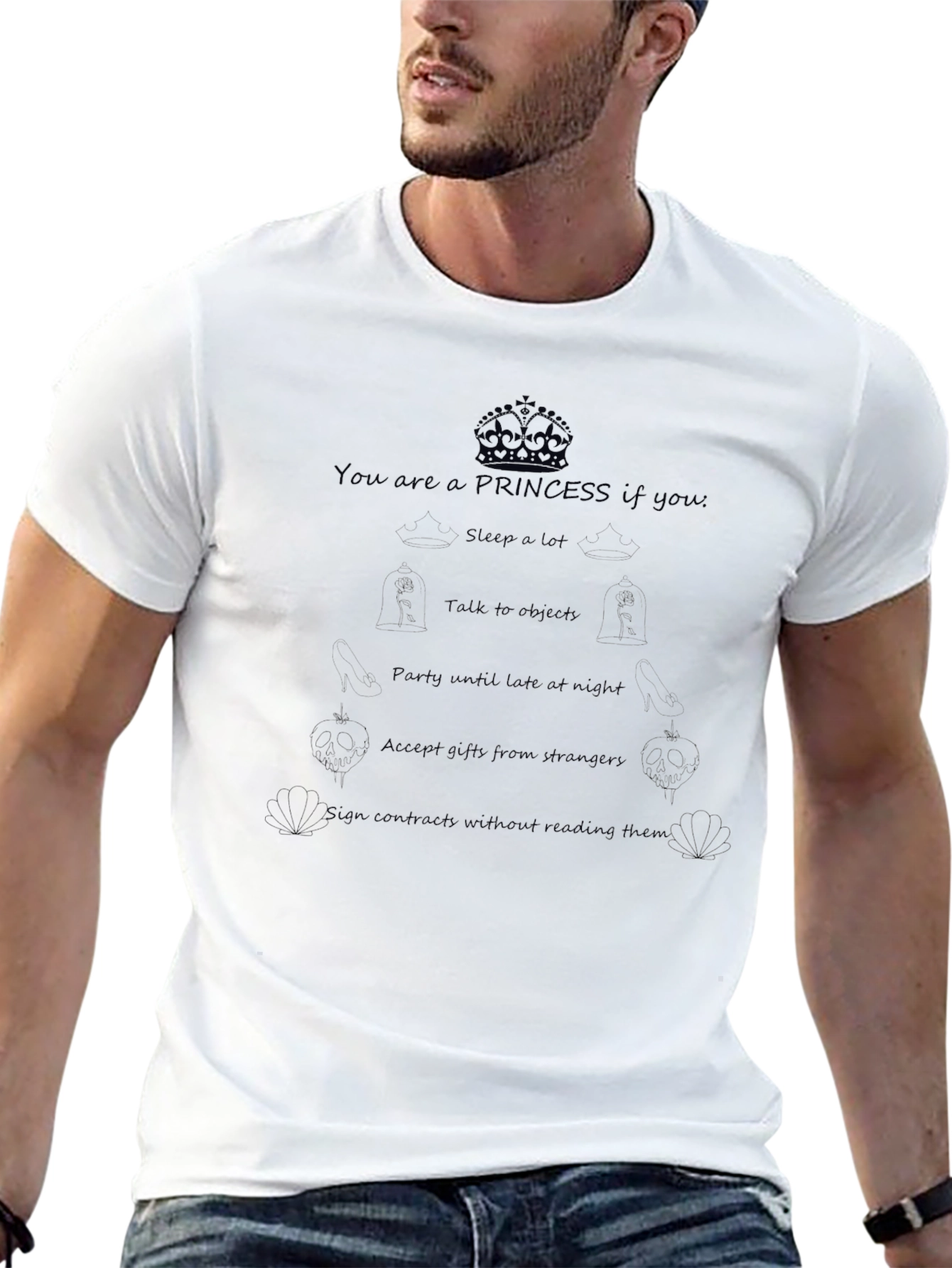 You Are a Princess T-Shirt - Black