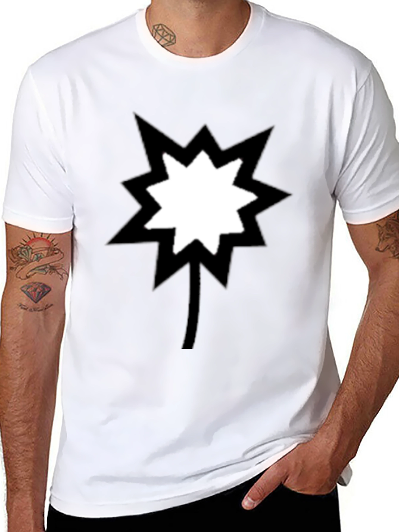 Boomerang T-Shirt - Black Cotton Tee with Unique Design