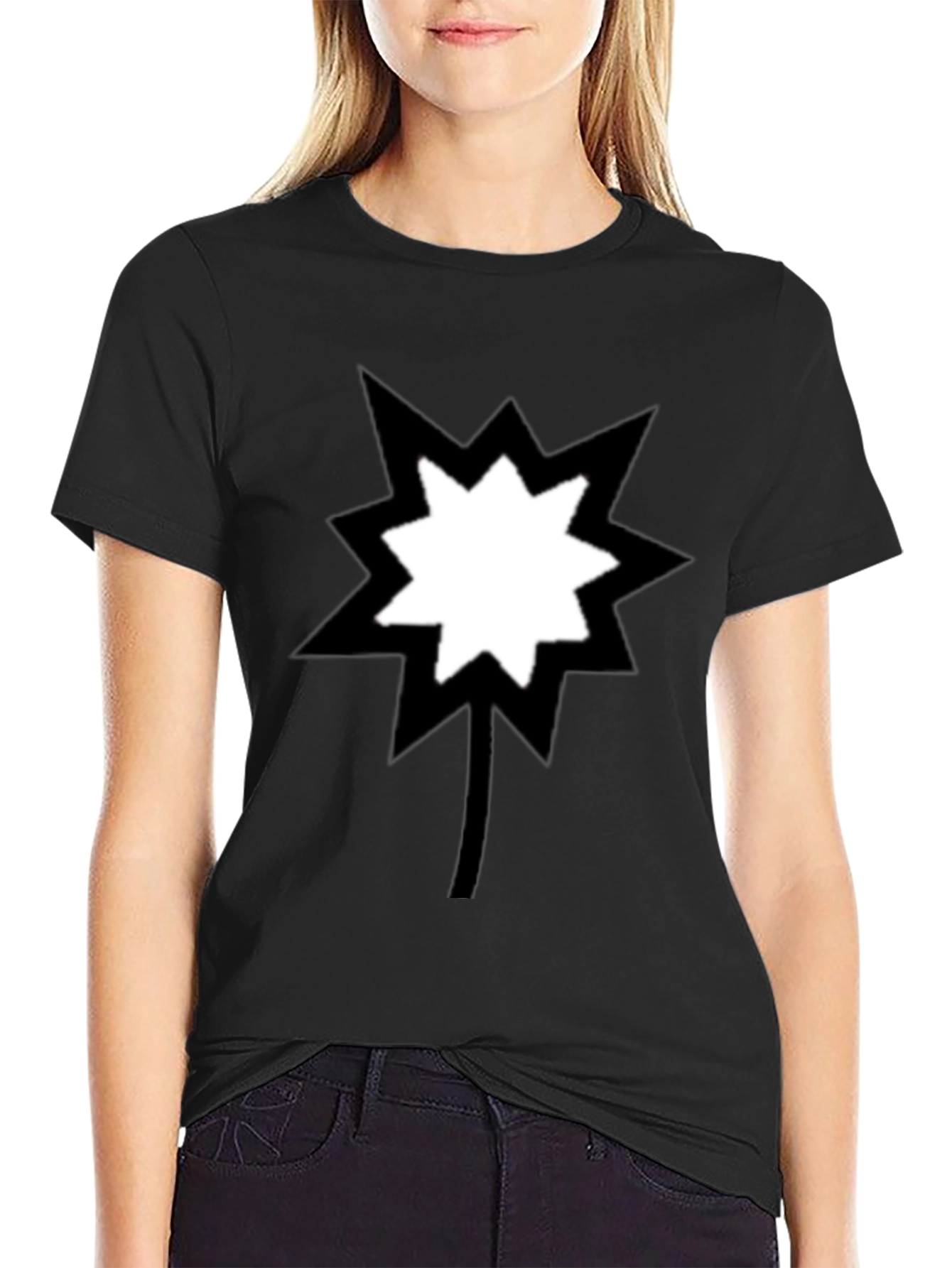 Boomerang T-Shirt - Black Cotton Tee with Unique Design