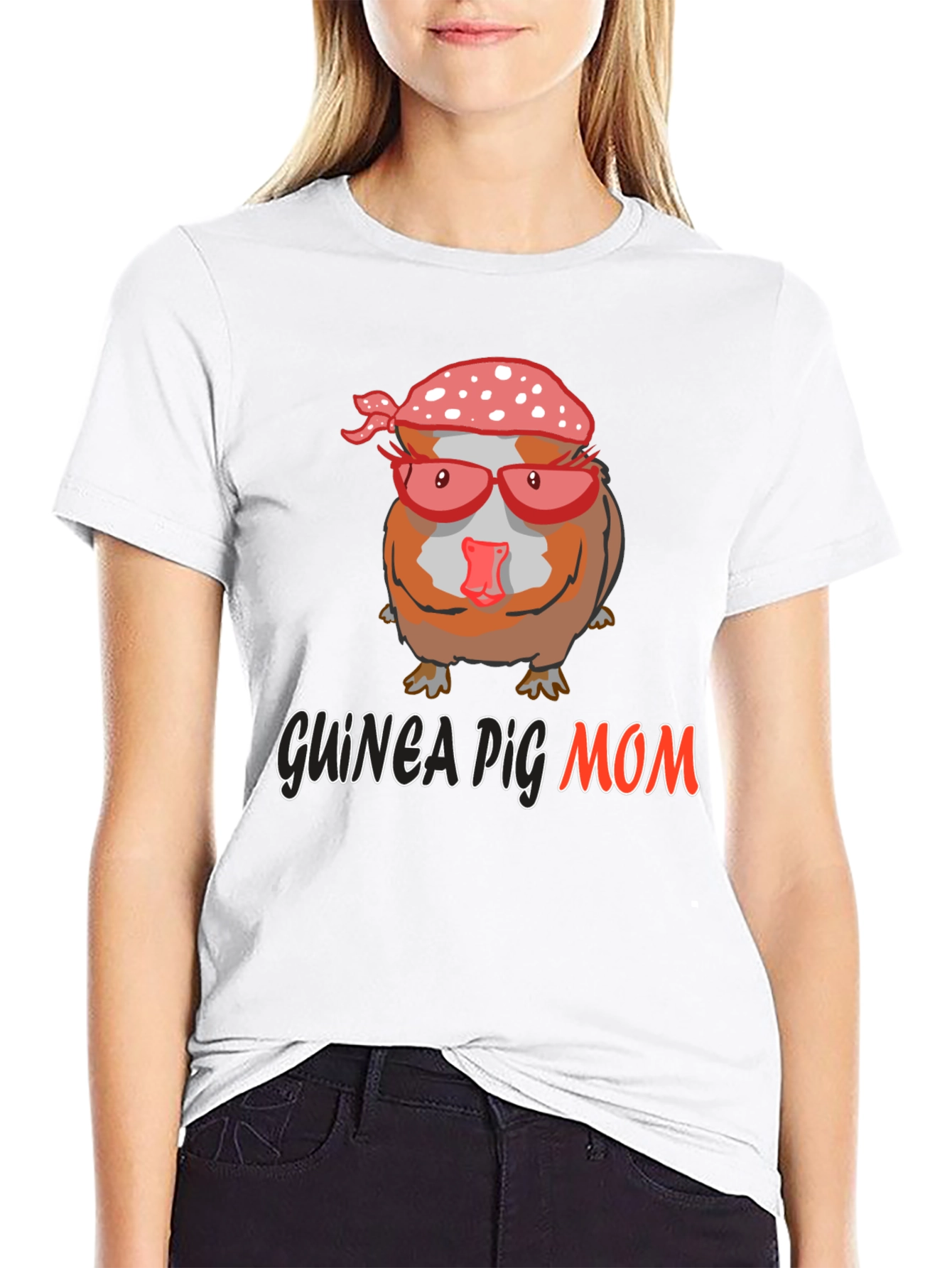 Guinea Pig Mom Graphic Tee