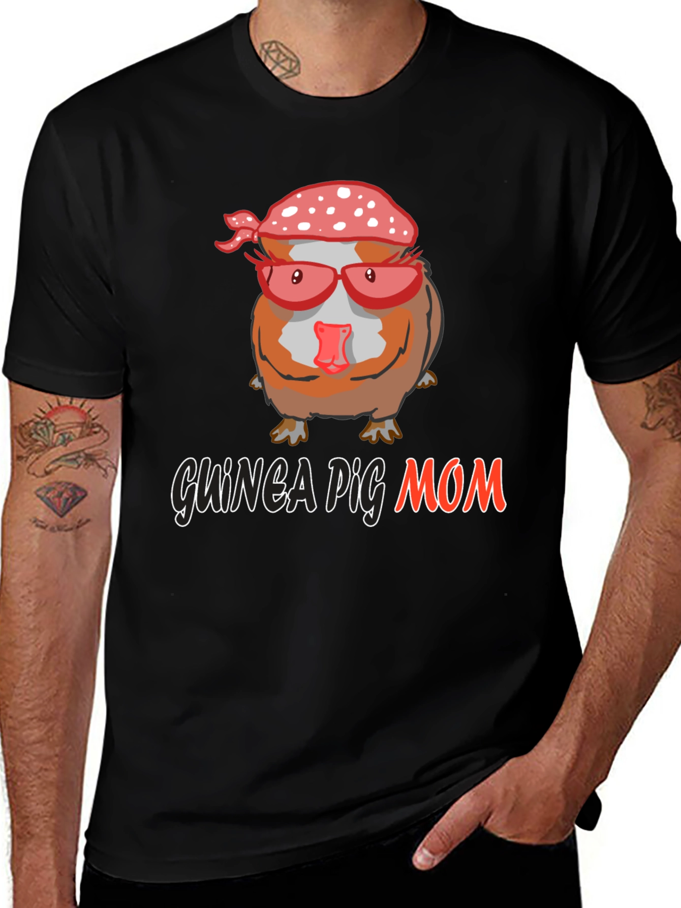 Guinea Pig Mom Graphic Tee