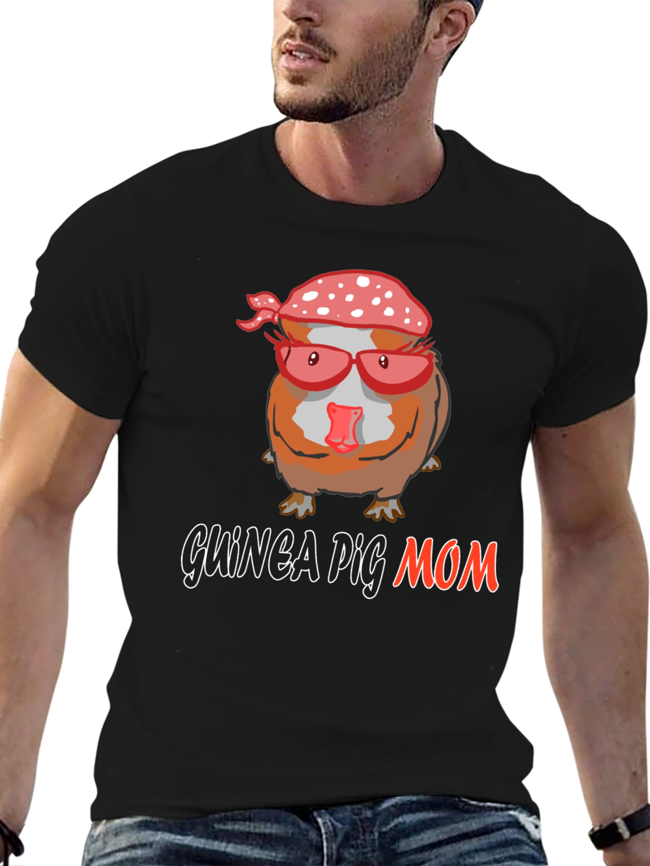 Guinea Pig Mom Graphic Tee