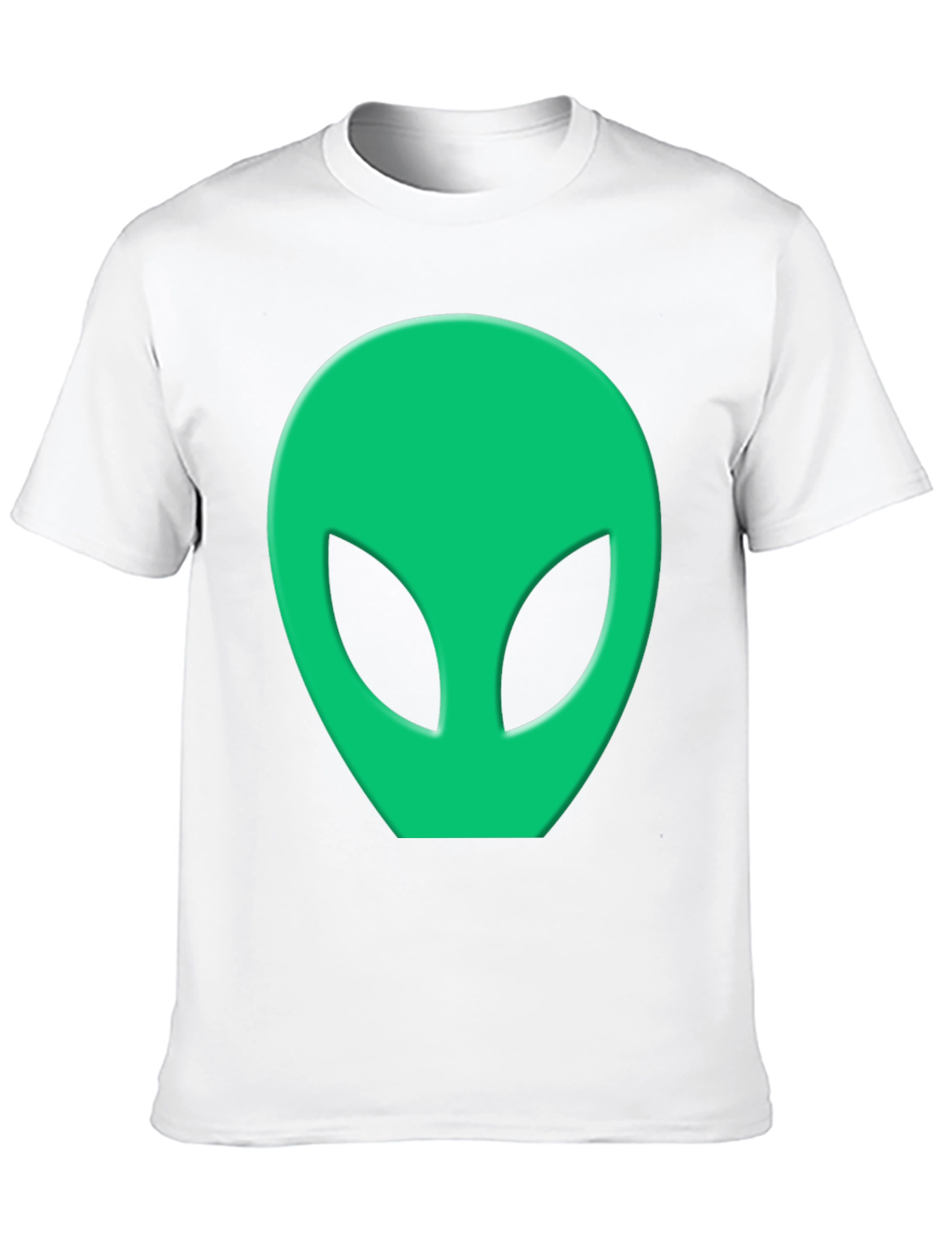 Alien Head Graphic Tee - Black T-Shirt