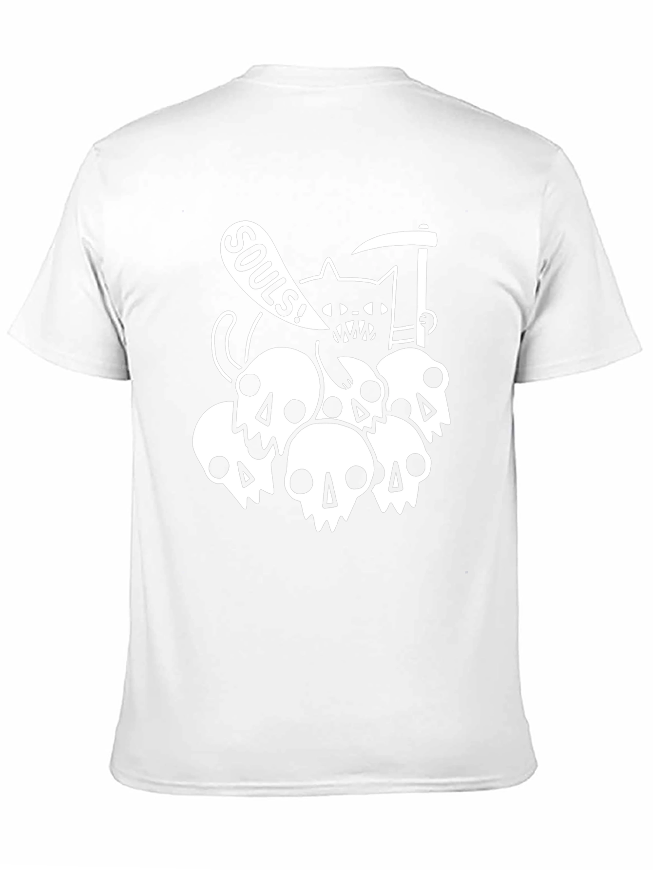 Grim Reaper Cat T-Shirt - Souls Graphic Tee