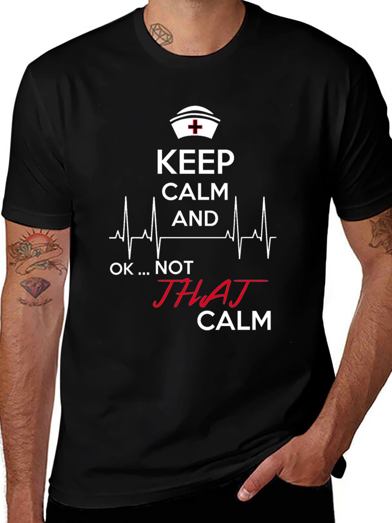 Keep Calm Nurse T-Shirt - Funny RN Apparel