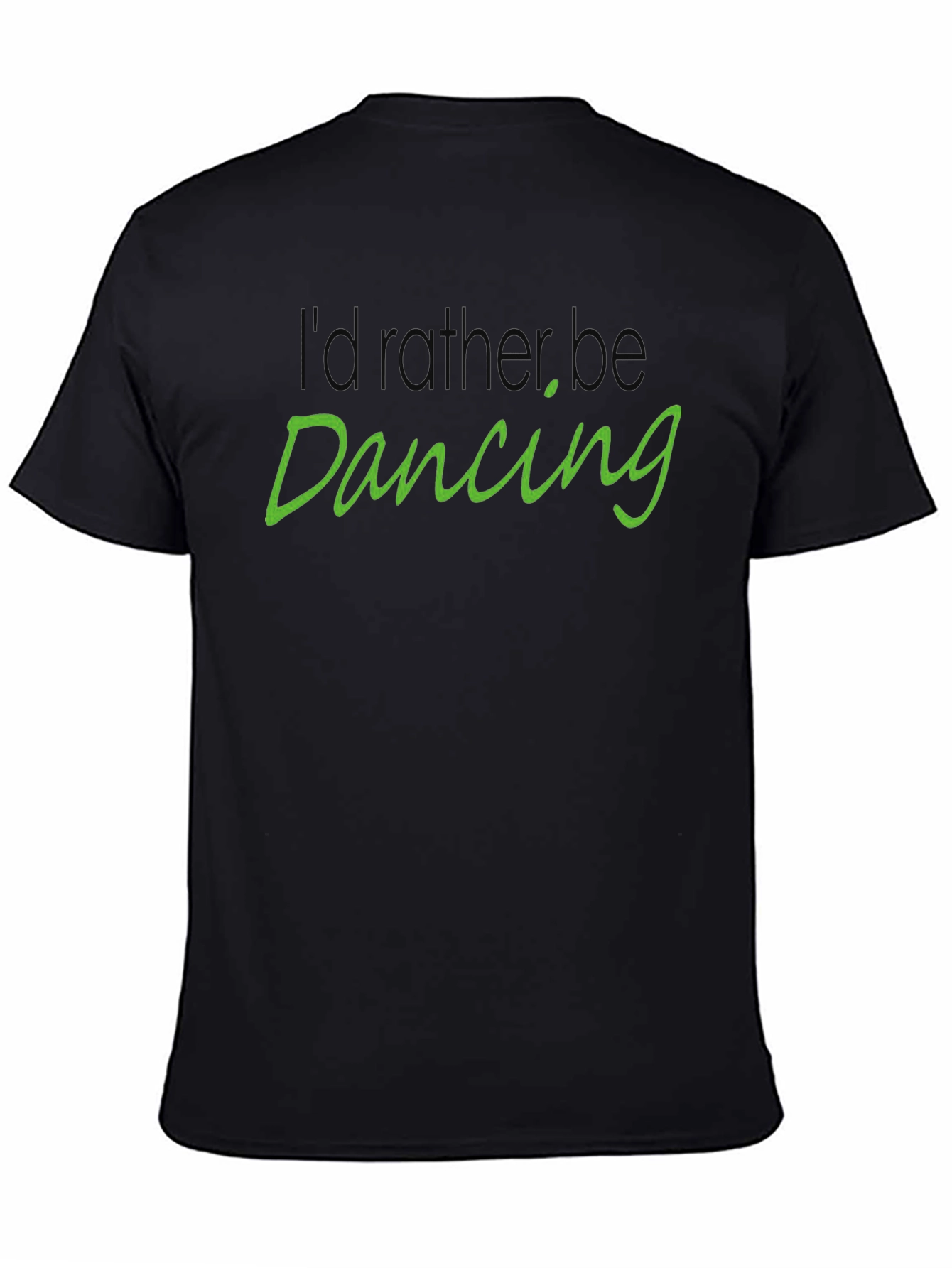 Dancing Graphic Black T-Shirt