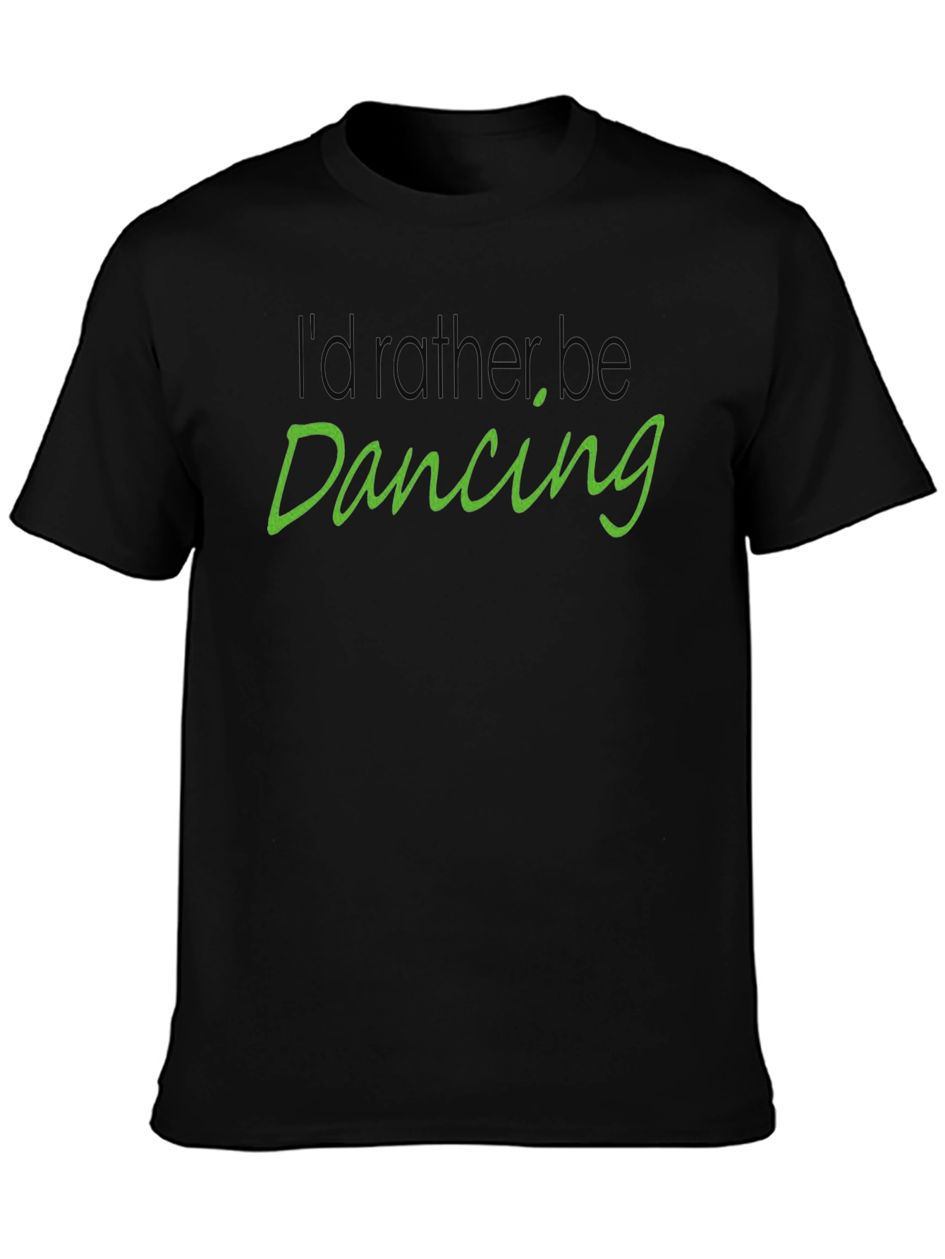Dancing Graphic Black T-Shirt