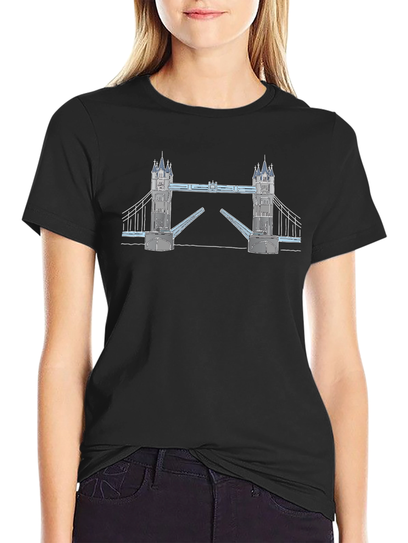London Bridge Black T-Shirt