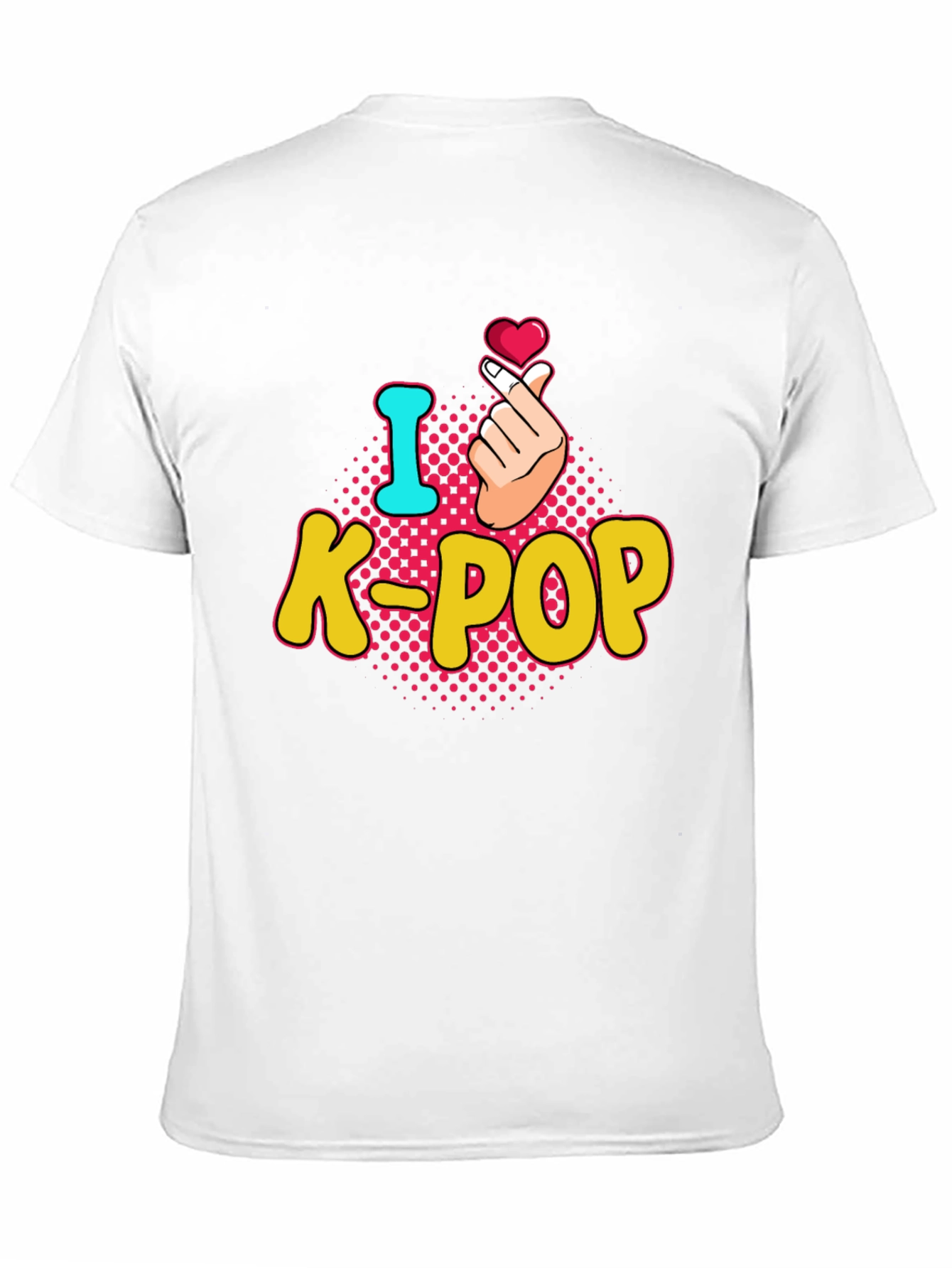 I Heart K-Pop T-Shirt - Finger Heart Design