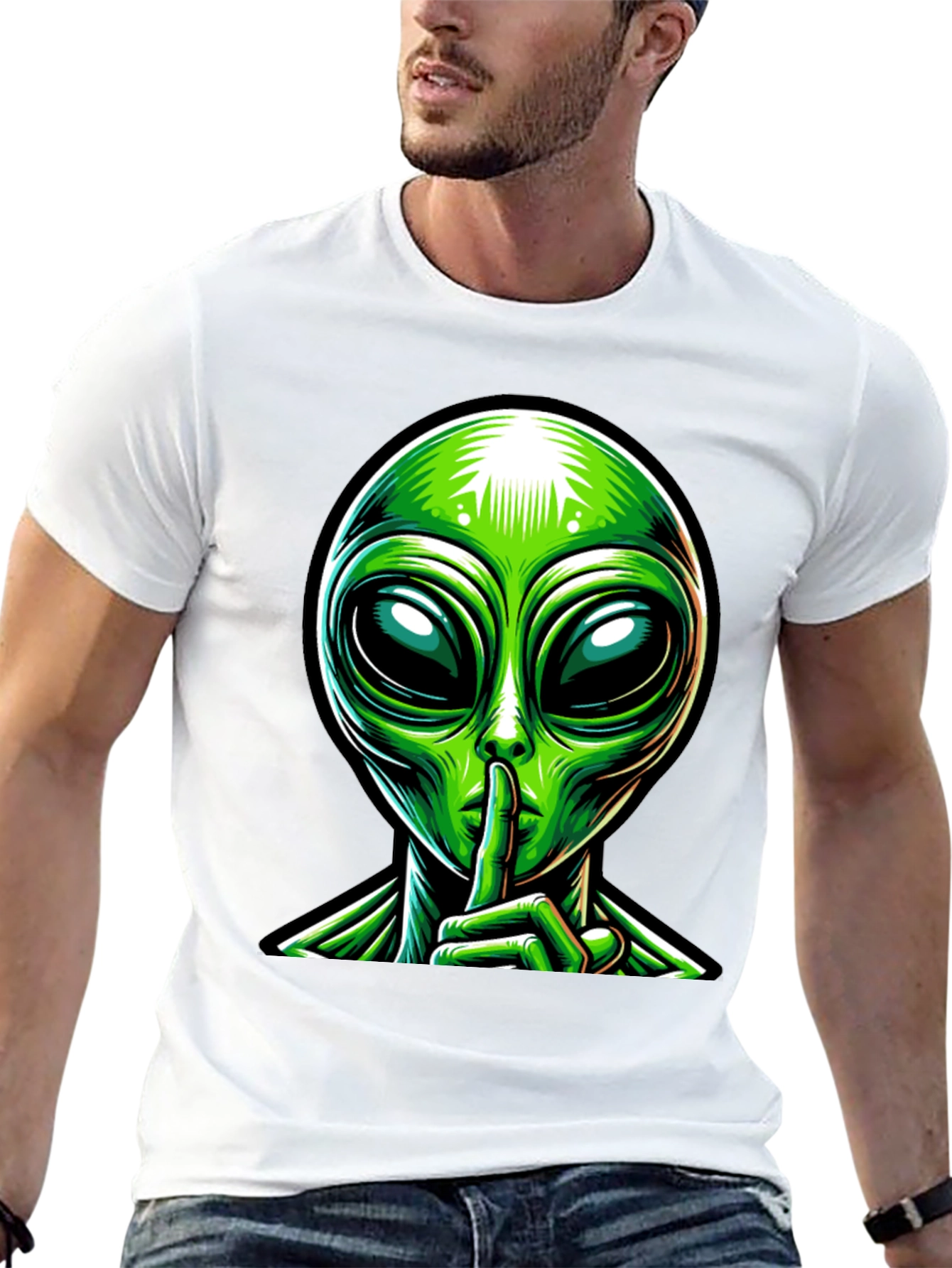 Alien Shhh T-Shirt