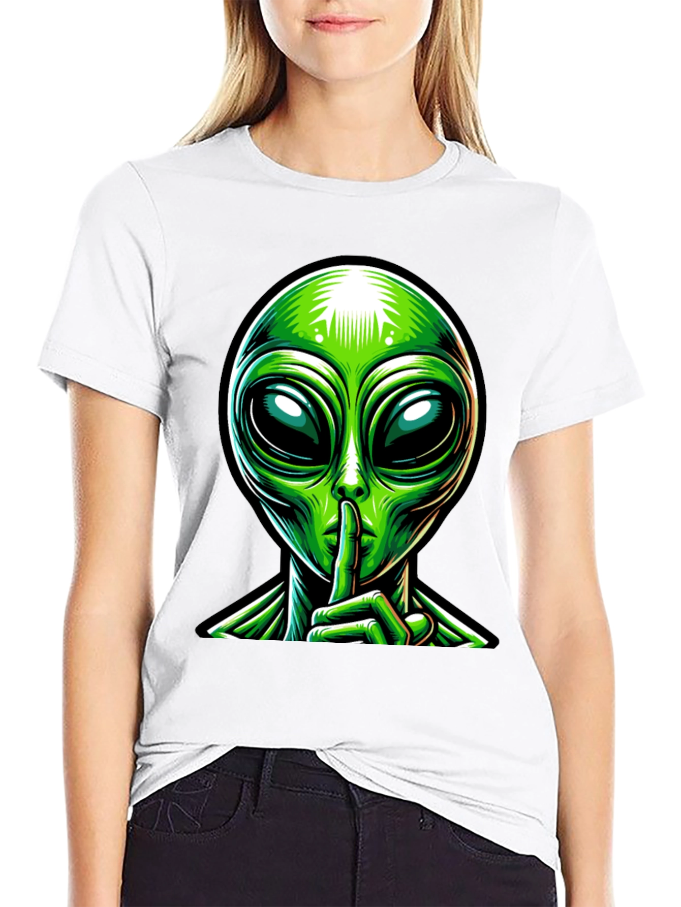 Alien Shhh T-Shirt