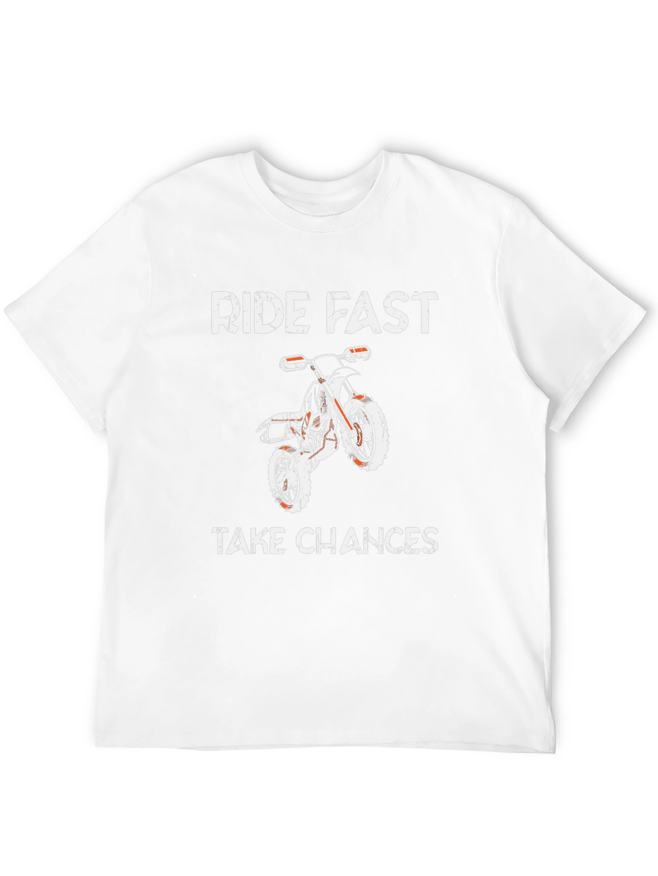 Ride Fast Take Chances Graphic Tee - Biker Style