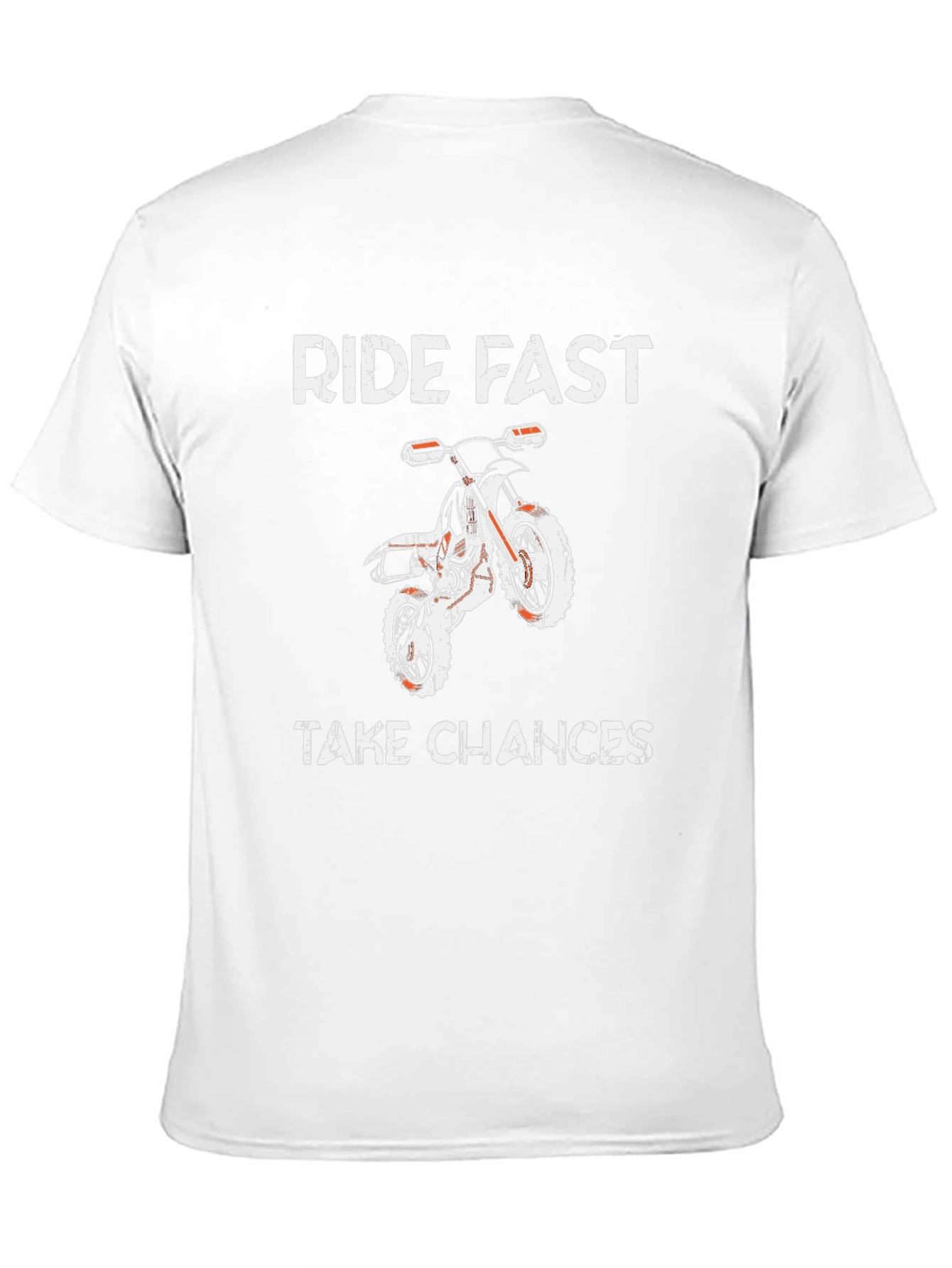 Ride Fast Take Chances Graphic Tee - Biker Style