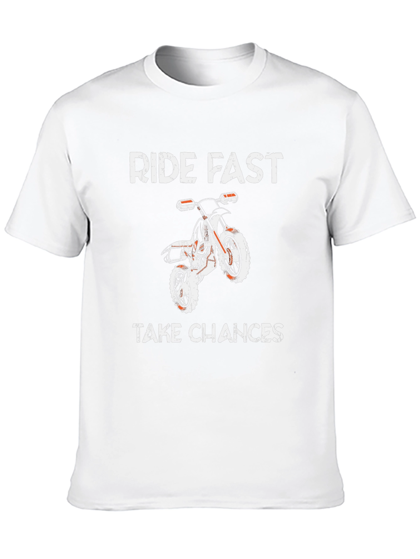 Ride Fast Take Chances Graphic Tee - Biker Style