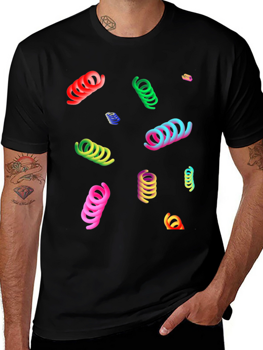 Funky Springs T-Shirt: Bold Colorful Design