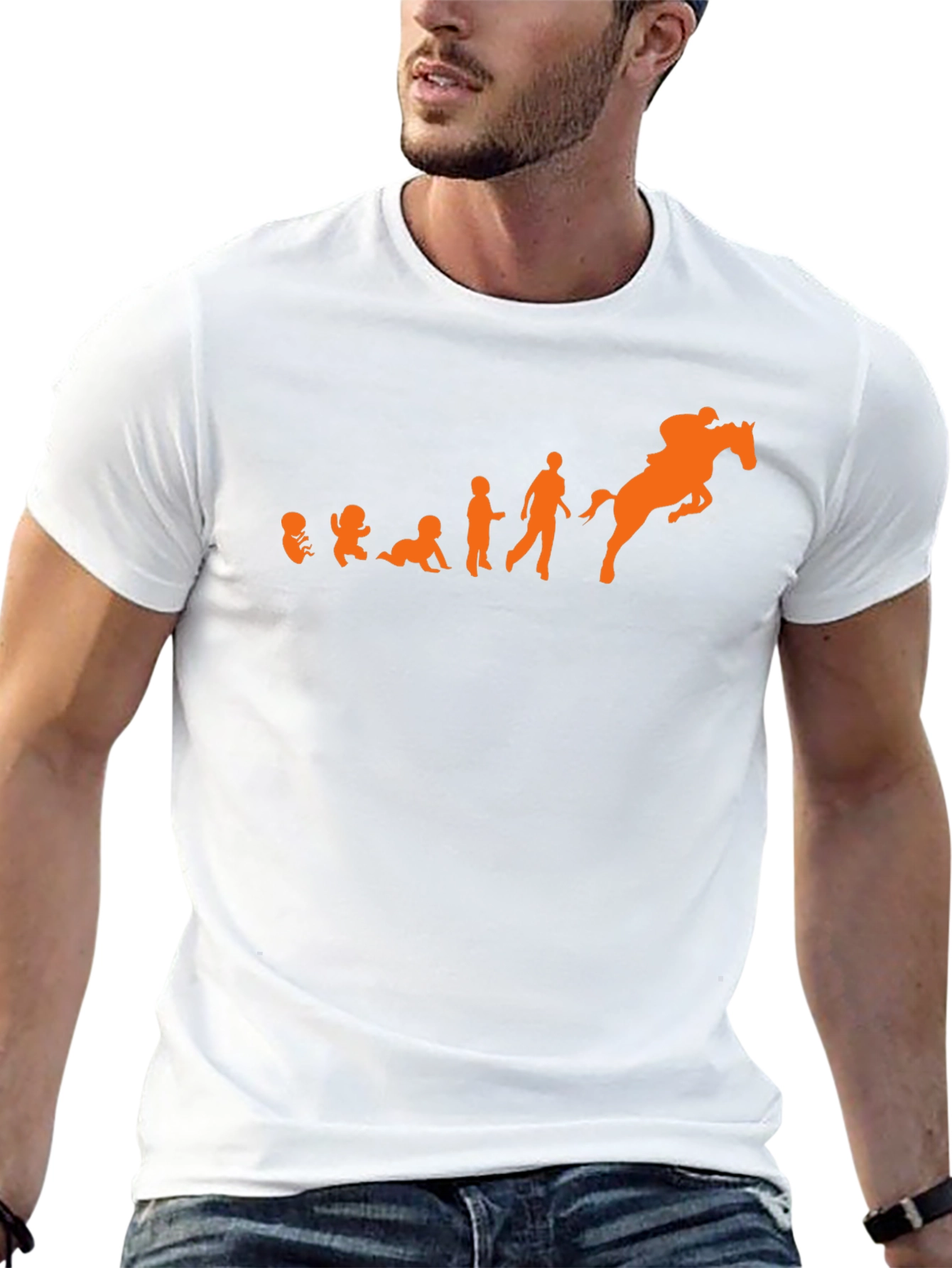 Equestrian Evolution Graphic T-Shirt