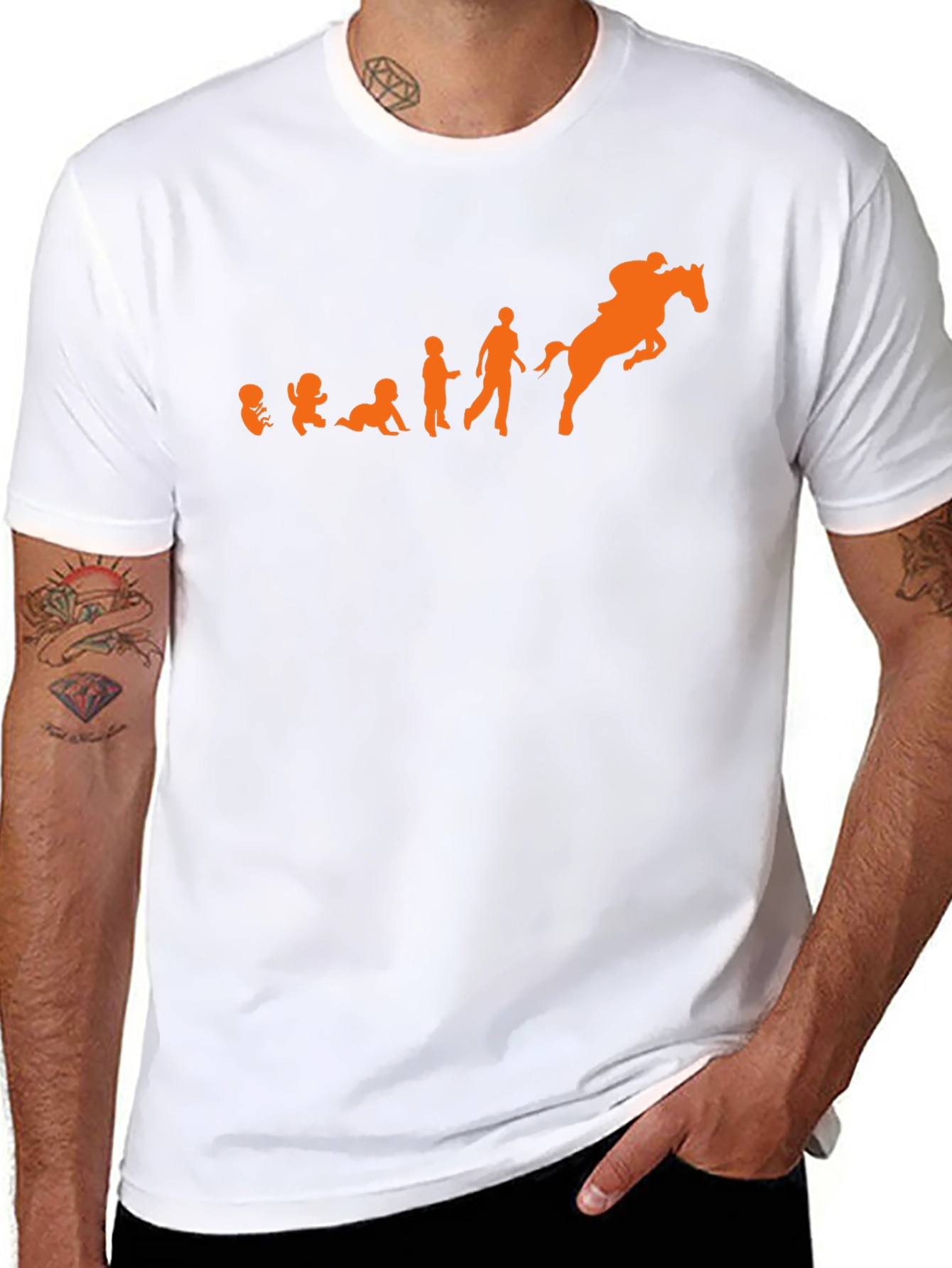 Equestrian Evolution Graphic T-Shirt
