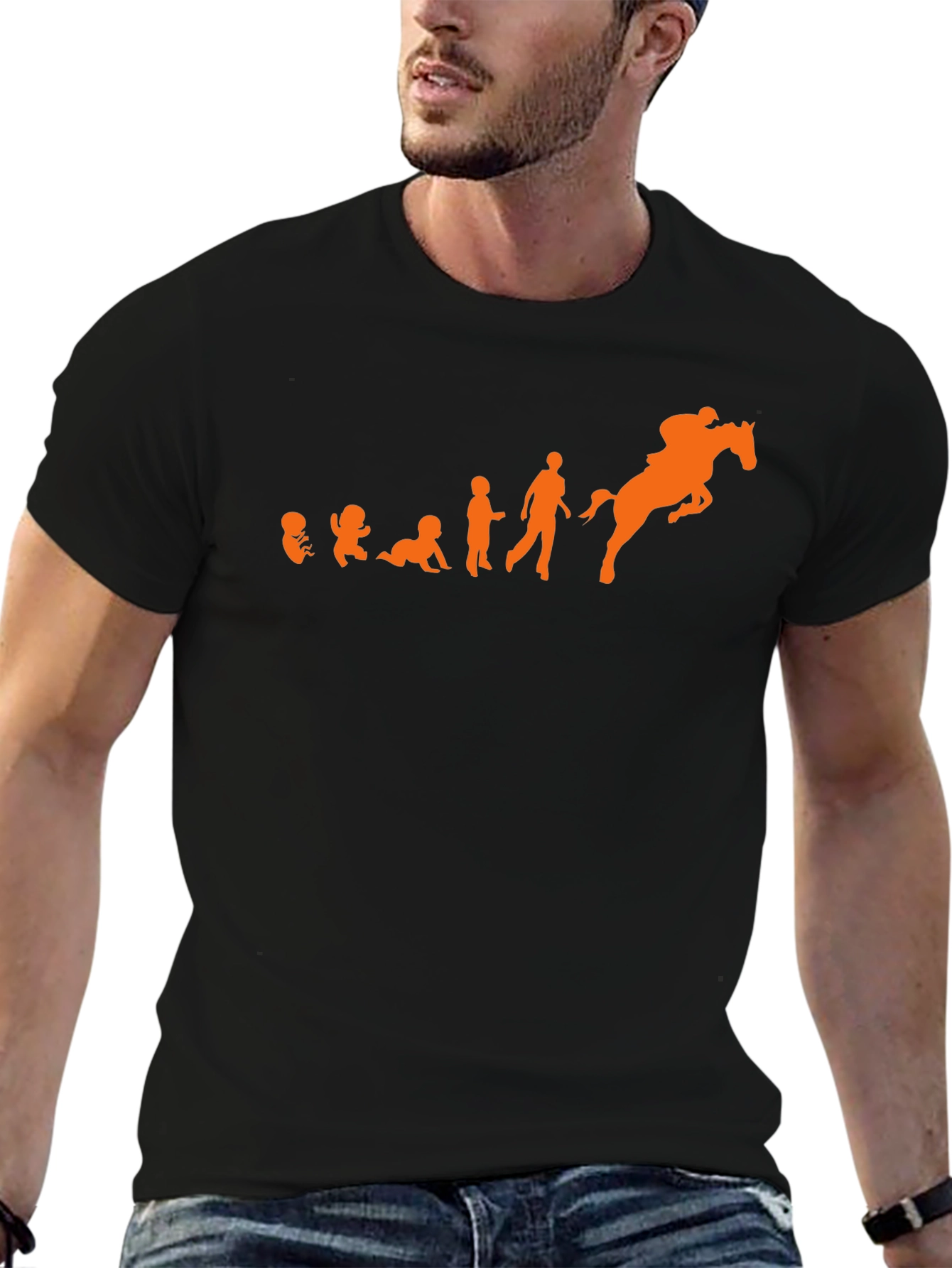 Equestrian Evolution Graphic T-Shirt