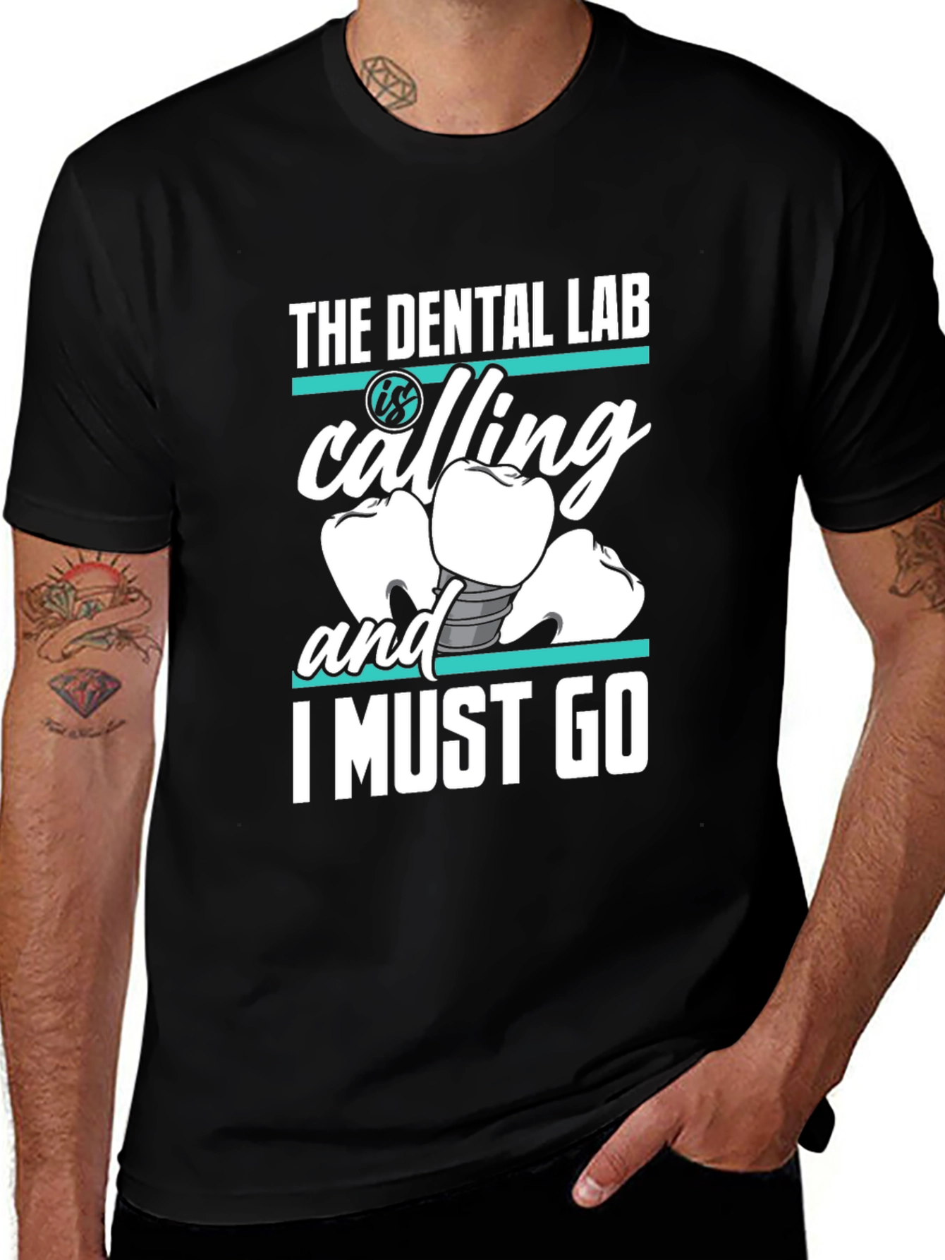 Dental Lab Calling T-Shirt - Dentist Humor Tee